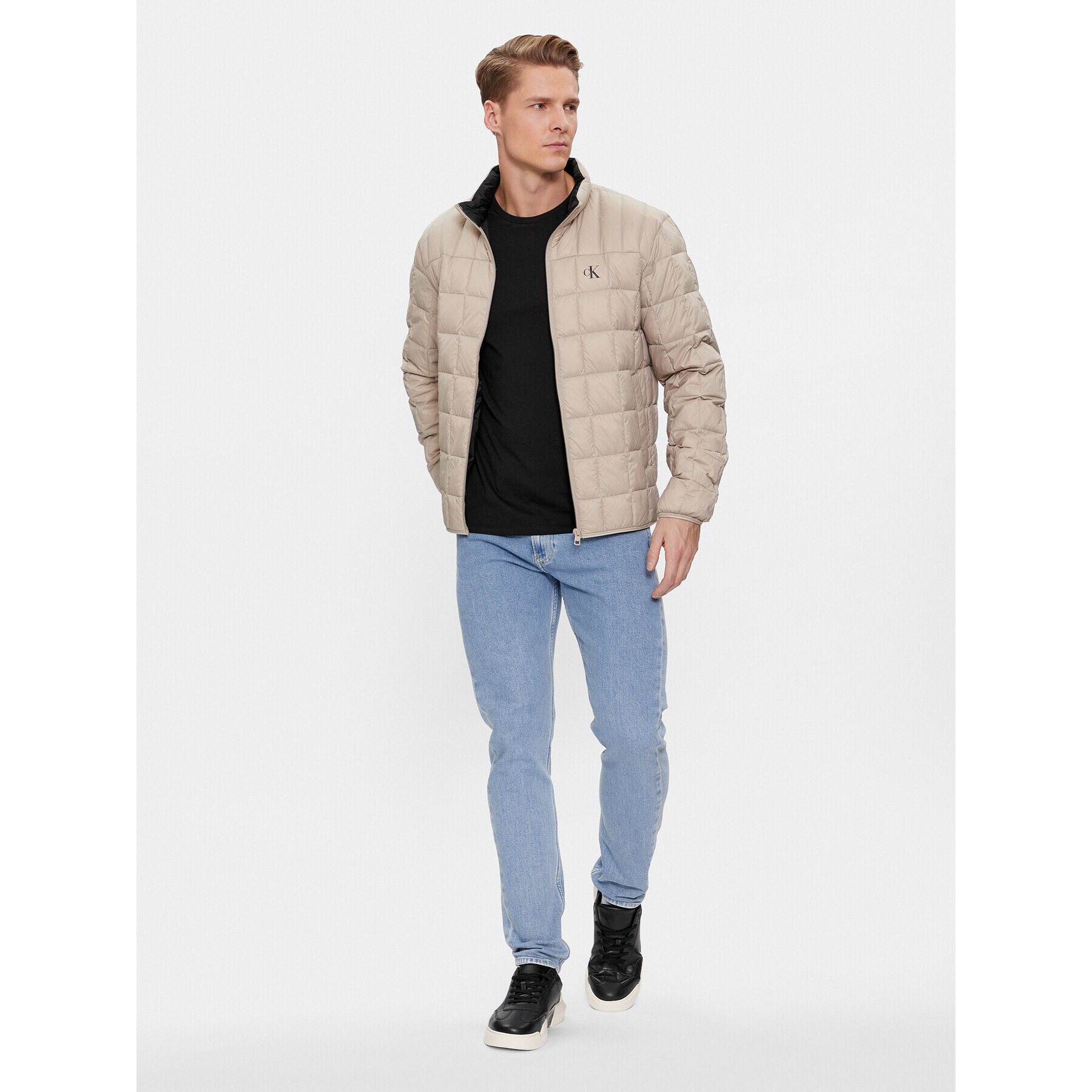 Calvin Klein Jeans Дънки J30J323690 Син Slim Taper Fit - Pepit.bg