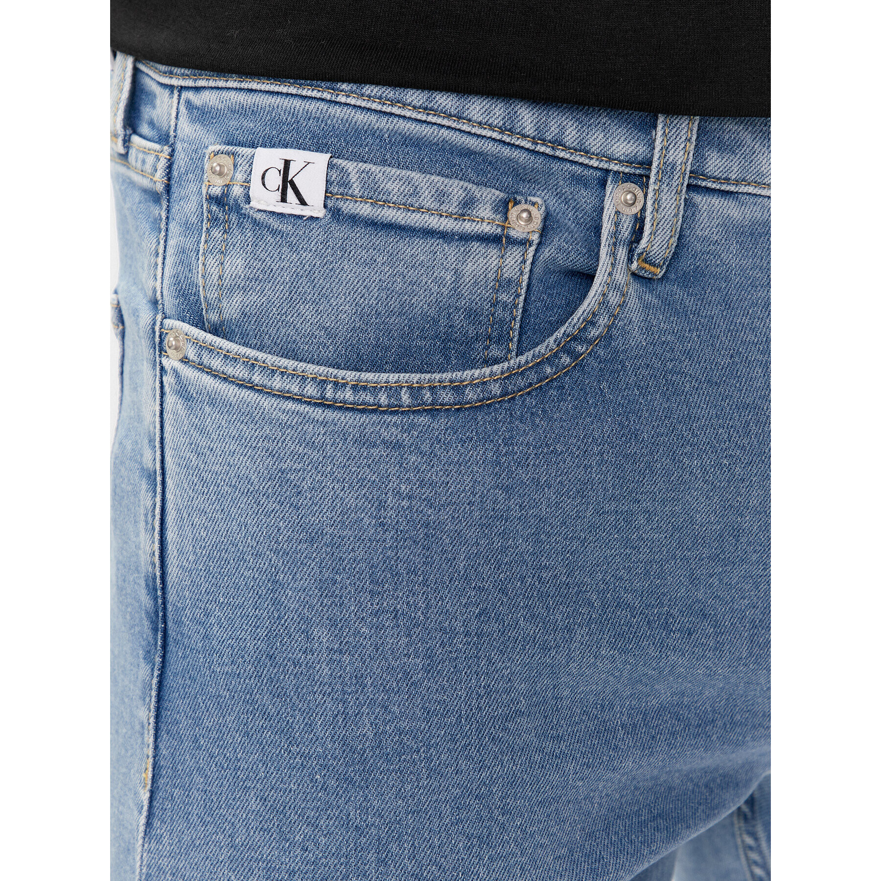 Calvin Klein Jeans Дънки J30J323690 Син Slim Taper Fit - Pepit.bg