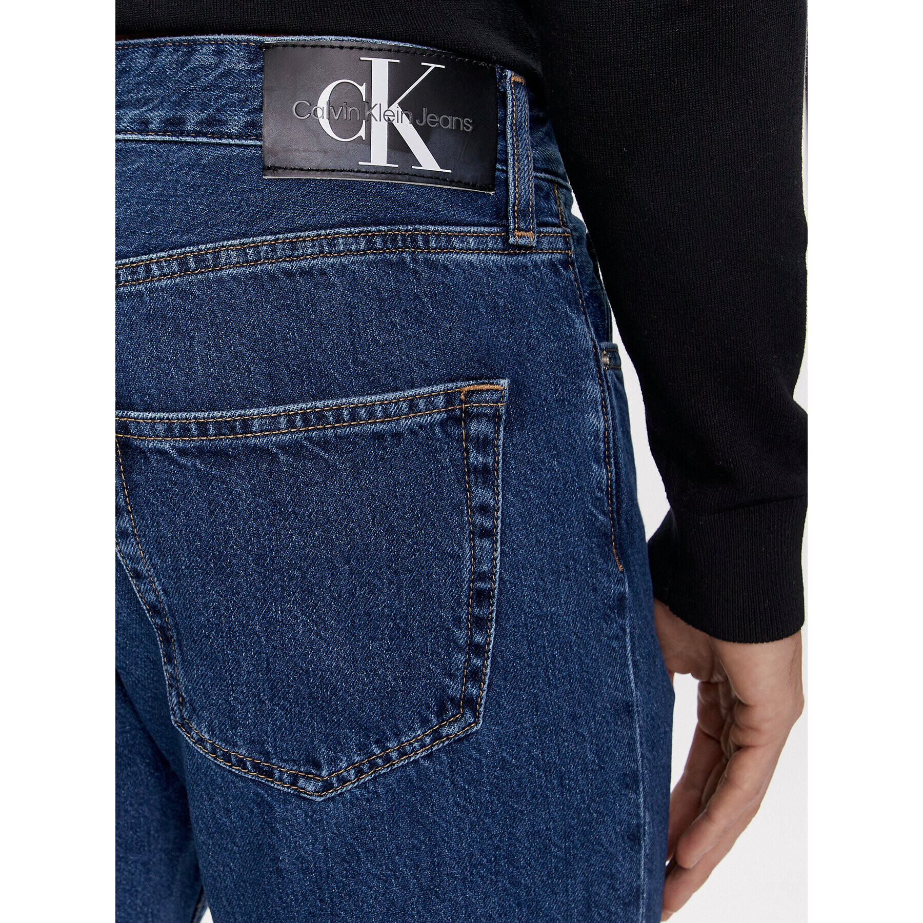 Calvin Klein Jeans Дънки J30J323692 Син Relaxed Fit - Pepit.bg