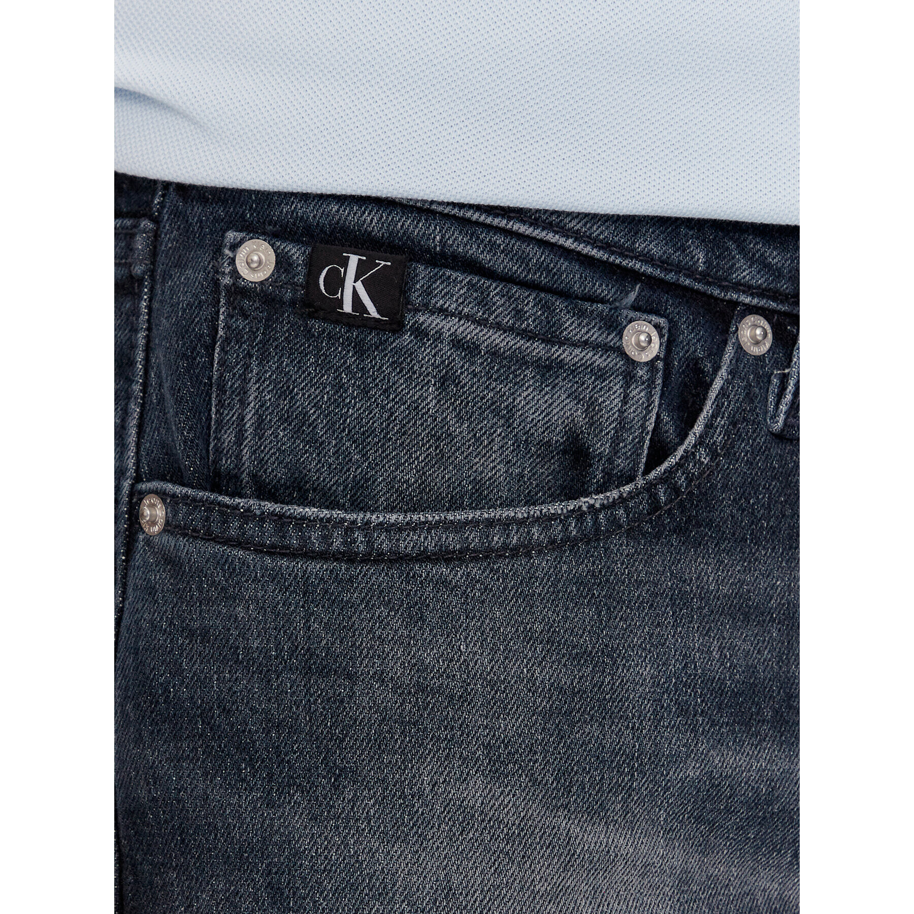 Calvin Klein Jeans Дънки J30J324189 Тъмносин Slim Fit - Pepit.bg