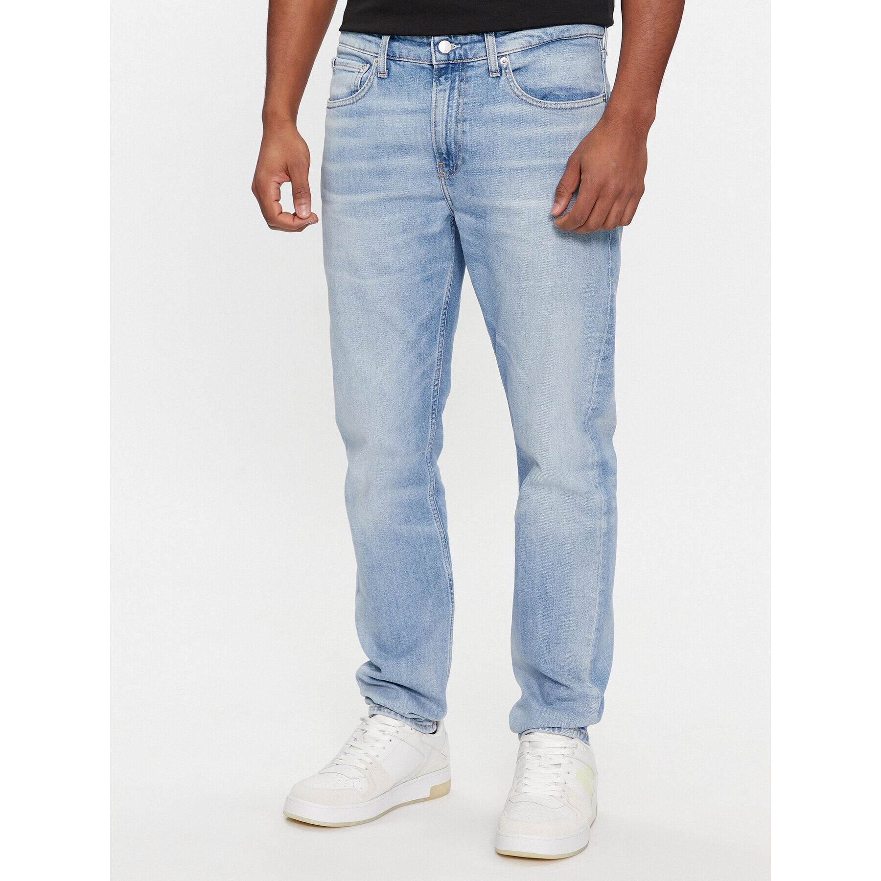 Calvin Klein Jeans Дънки J30J324190 Син Slim Fit - Pepit.bg