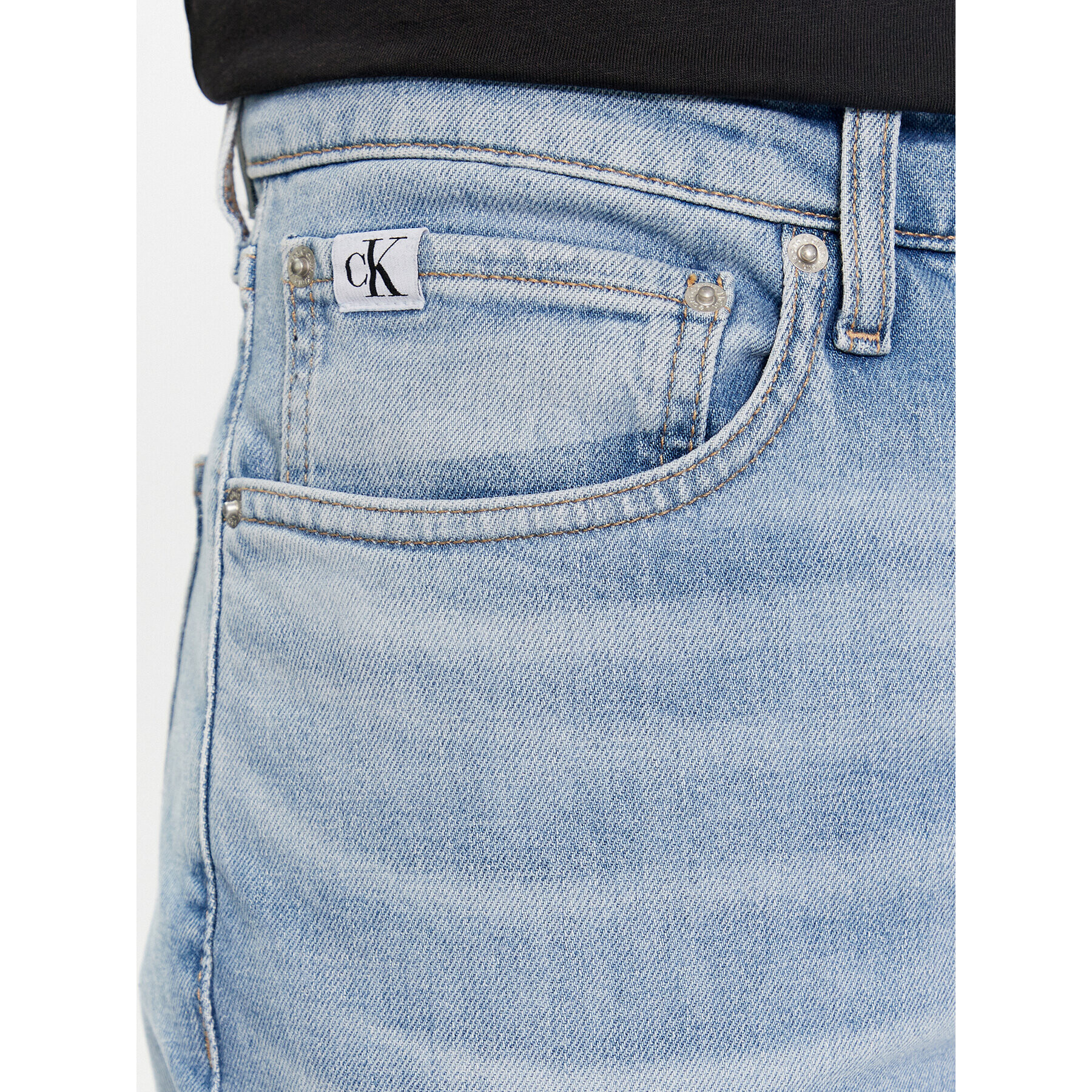 Calvin Klein Jeans Дънки J30J324190 Син Slim Fit - Pepit.bg