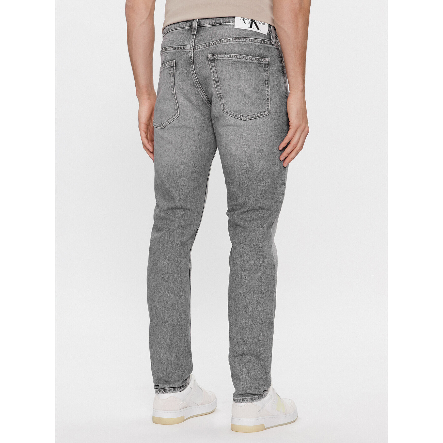 Calvin Klein Jeans Дънки J30J324191 Сив Slim Fit - Pepit.bg