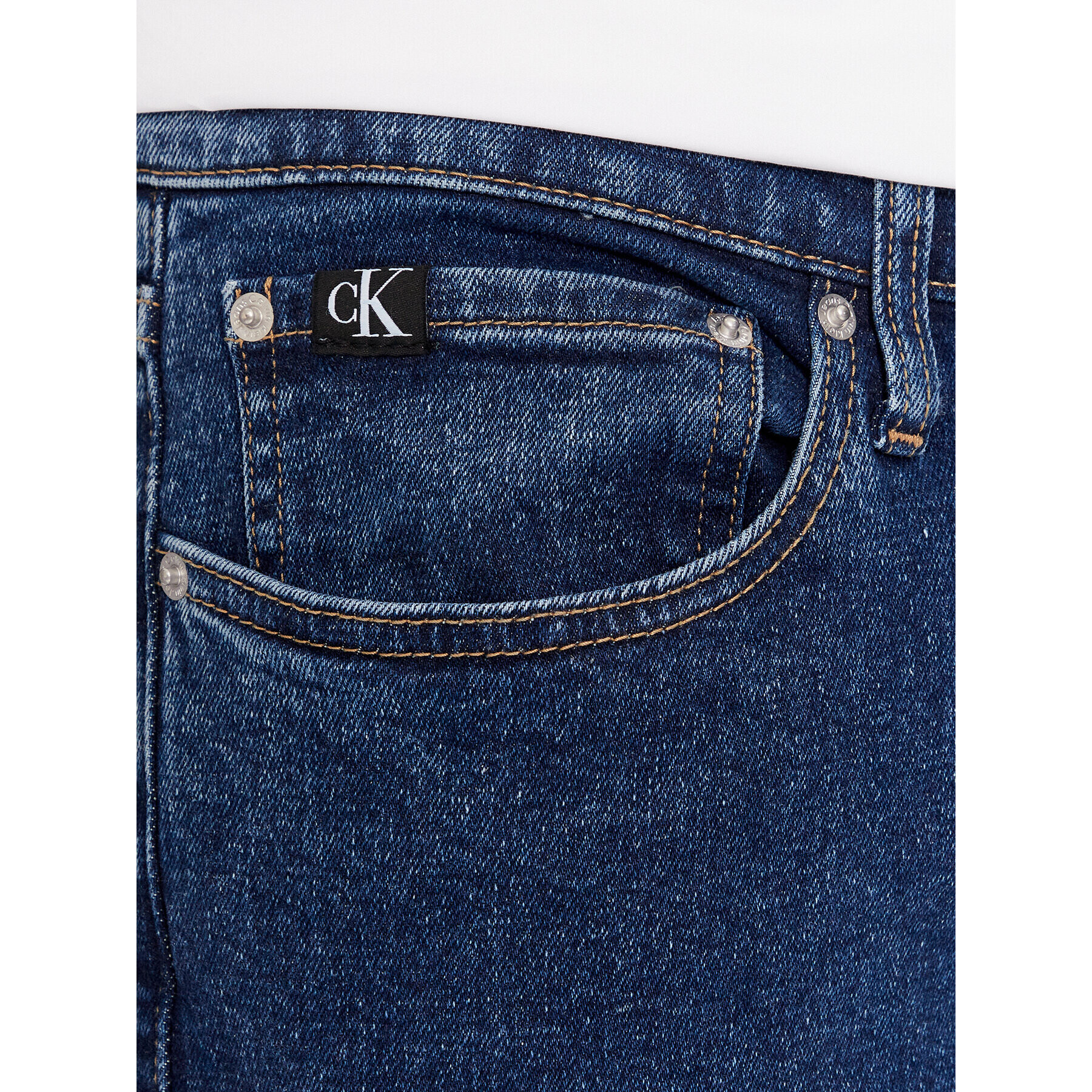 Calvin Klein Jeans Дънки J30J324194 Син Slim Fit - Pepit.bg