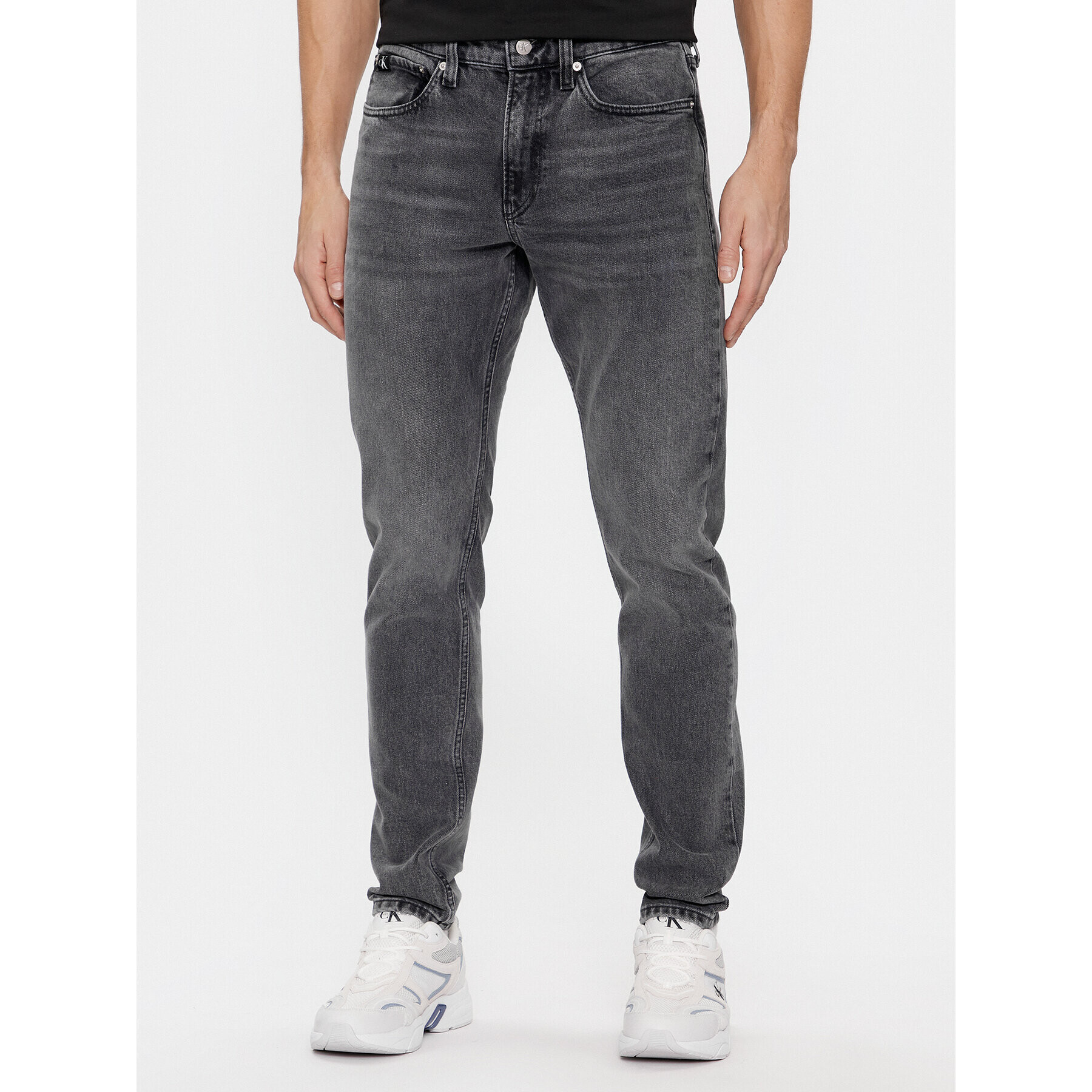 Calvin Klein Jeans Дънки J30J324196 Сив Slim Taper Fit - Pepit.bg