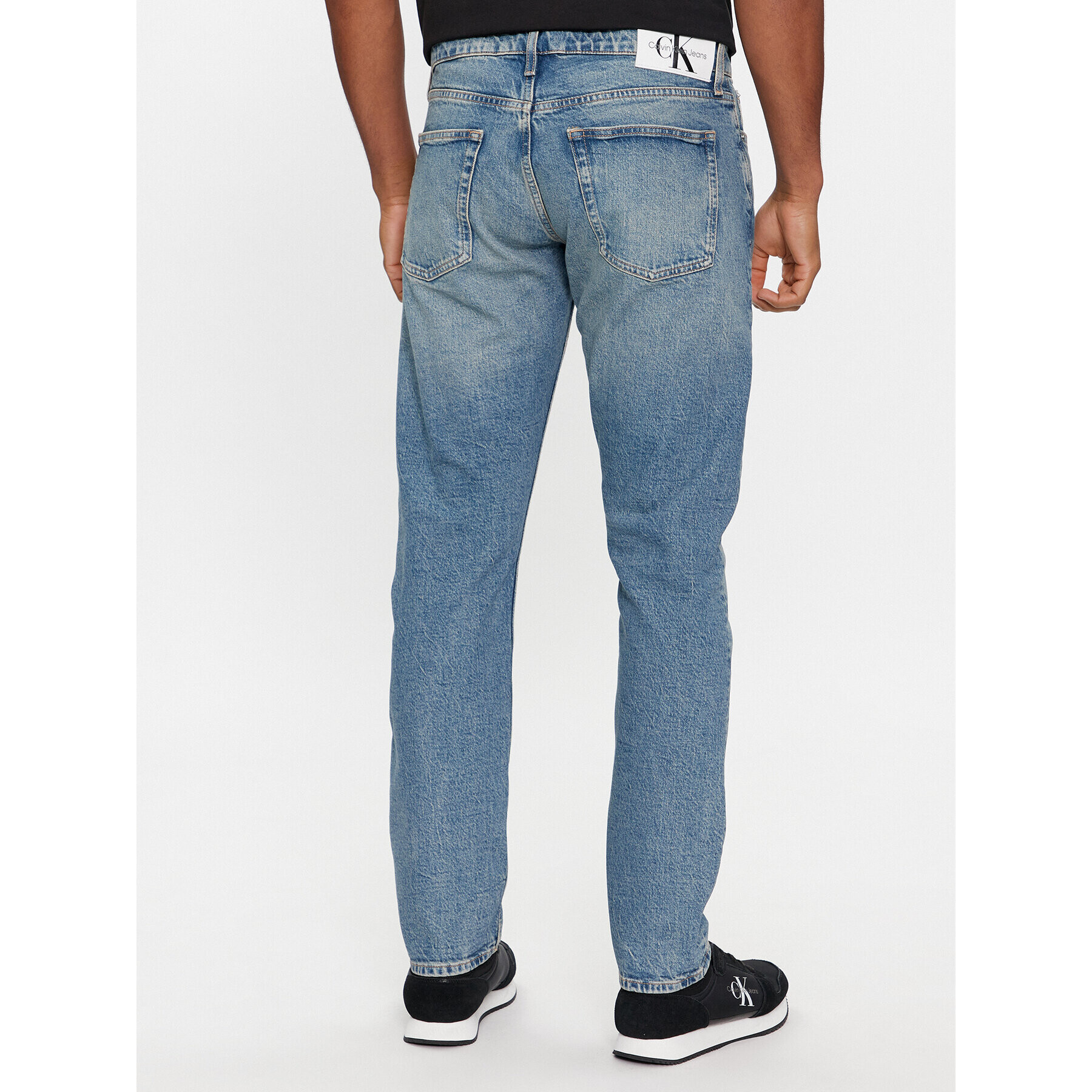 Calvin Klein Jeans Дънки J30J324202 Син Slim Fit - Pepit.bg