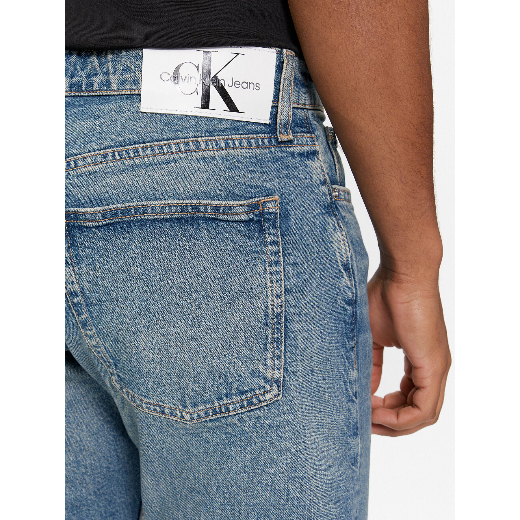 Calvin Klein Jeans Дънки J30J324202 Син Slim Fit - Pepit.bg