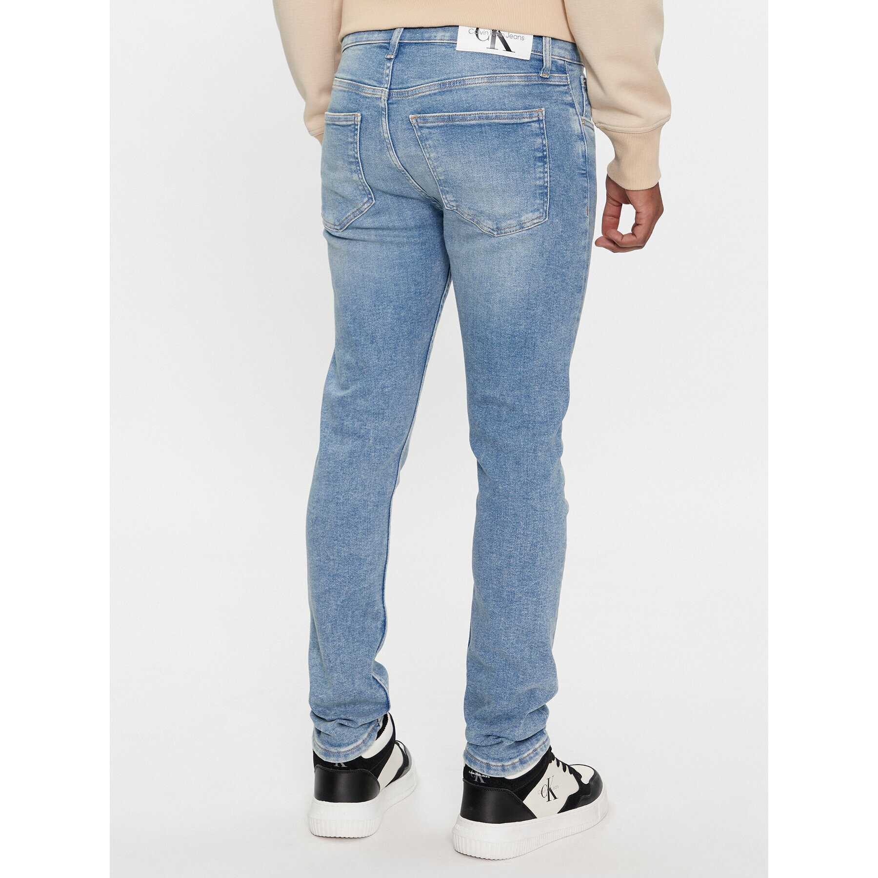 Calvin Klein Jeans Дънки J30J324585 Син Skinny Fit - Pepit.bg