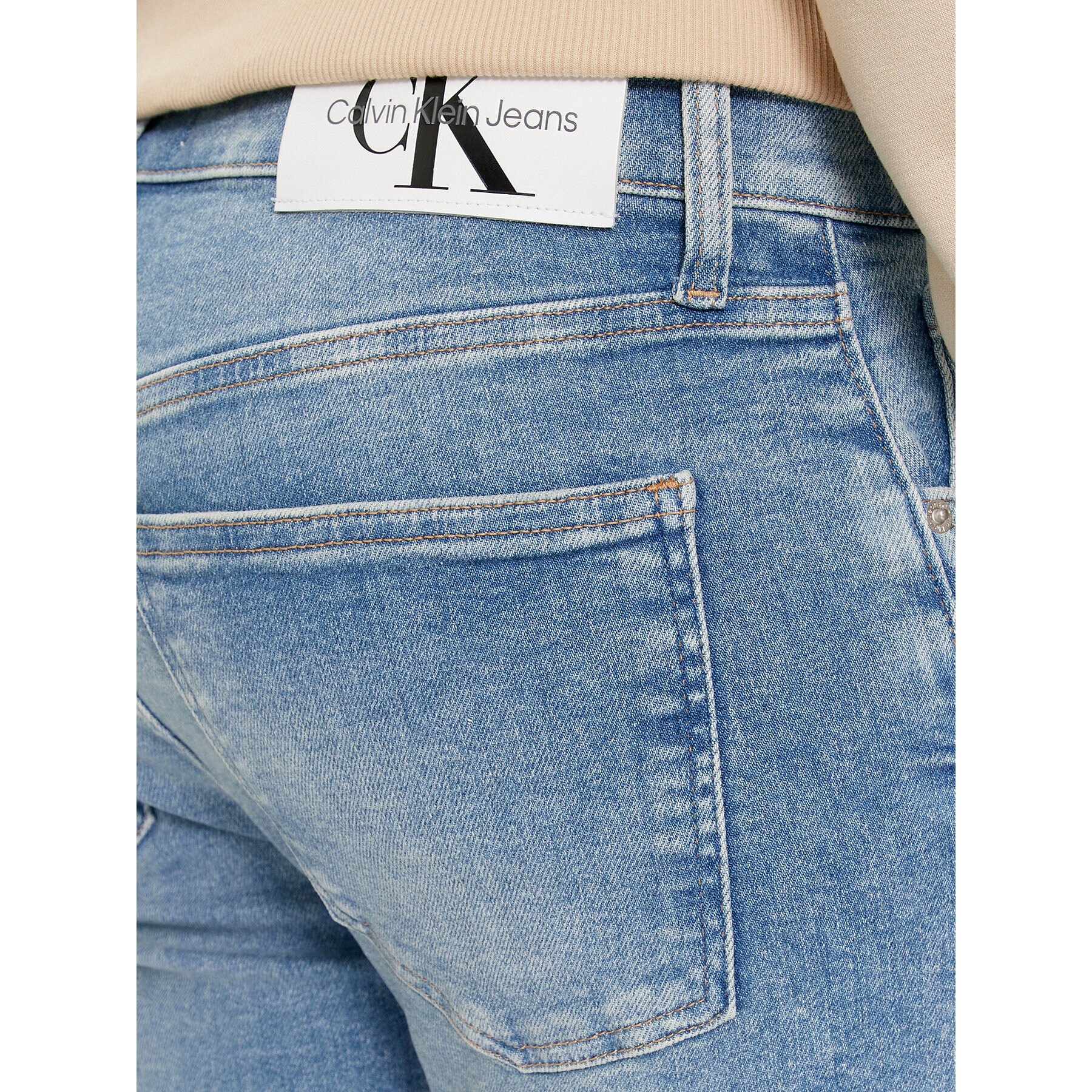 Calvin Klein Jeans Дънки J30J324585 Син Skinny Fit - Pepit.bg