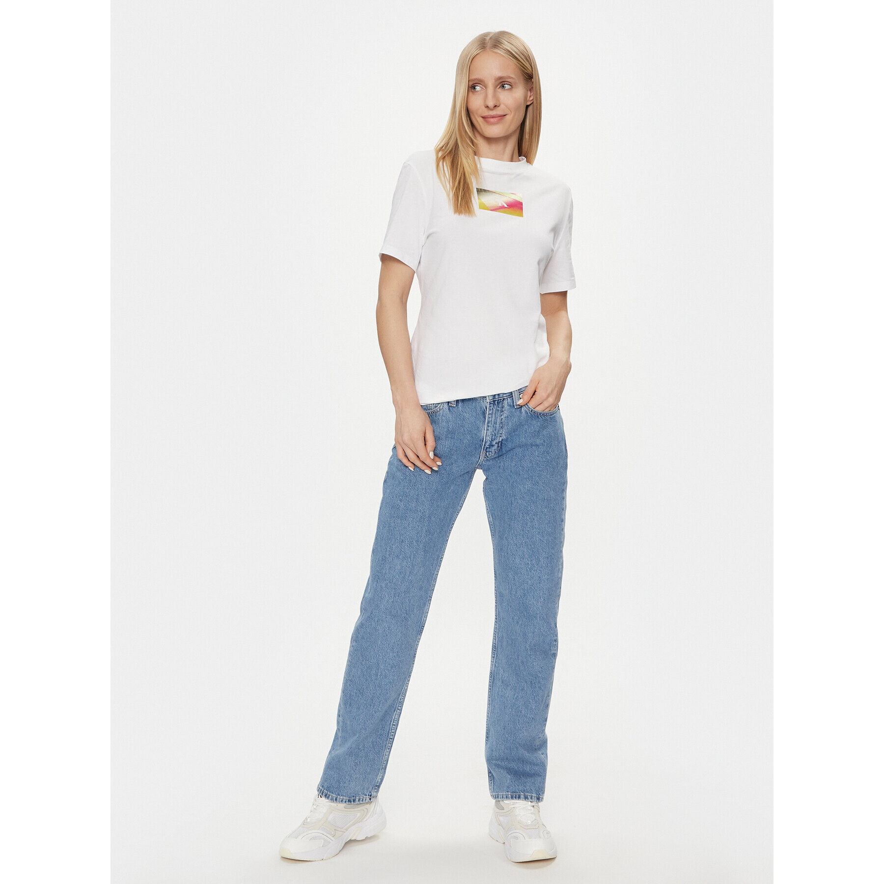 Calvin Klein Jeans Дънки Low Rise Straight J20J222439 Син Straight Fit - Pepit.bg