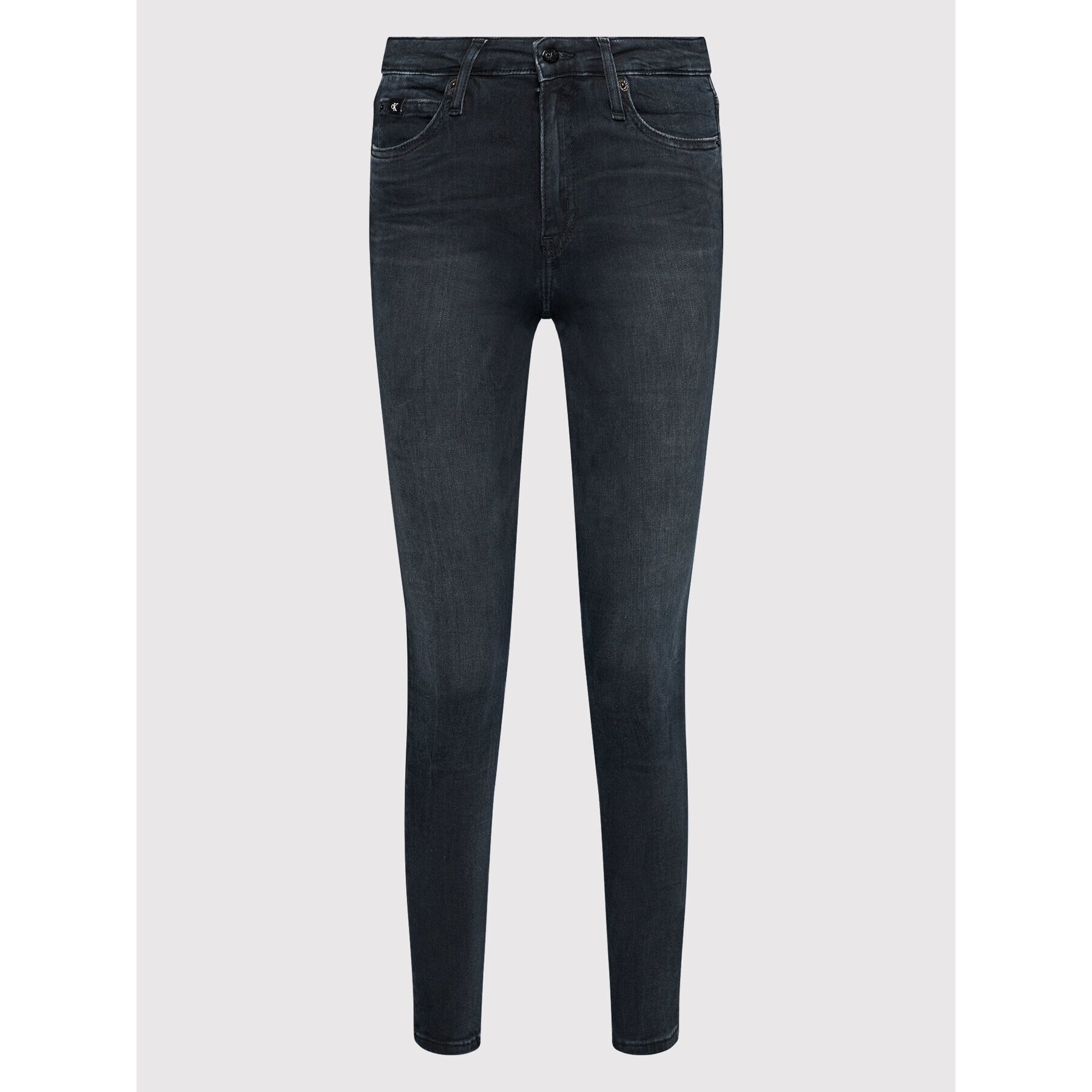 Calvin Klein Jeans Дънки Mid Rise J20J217071 Черен Skinny Fit - Pepit.bg