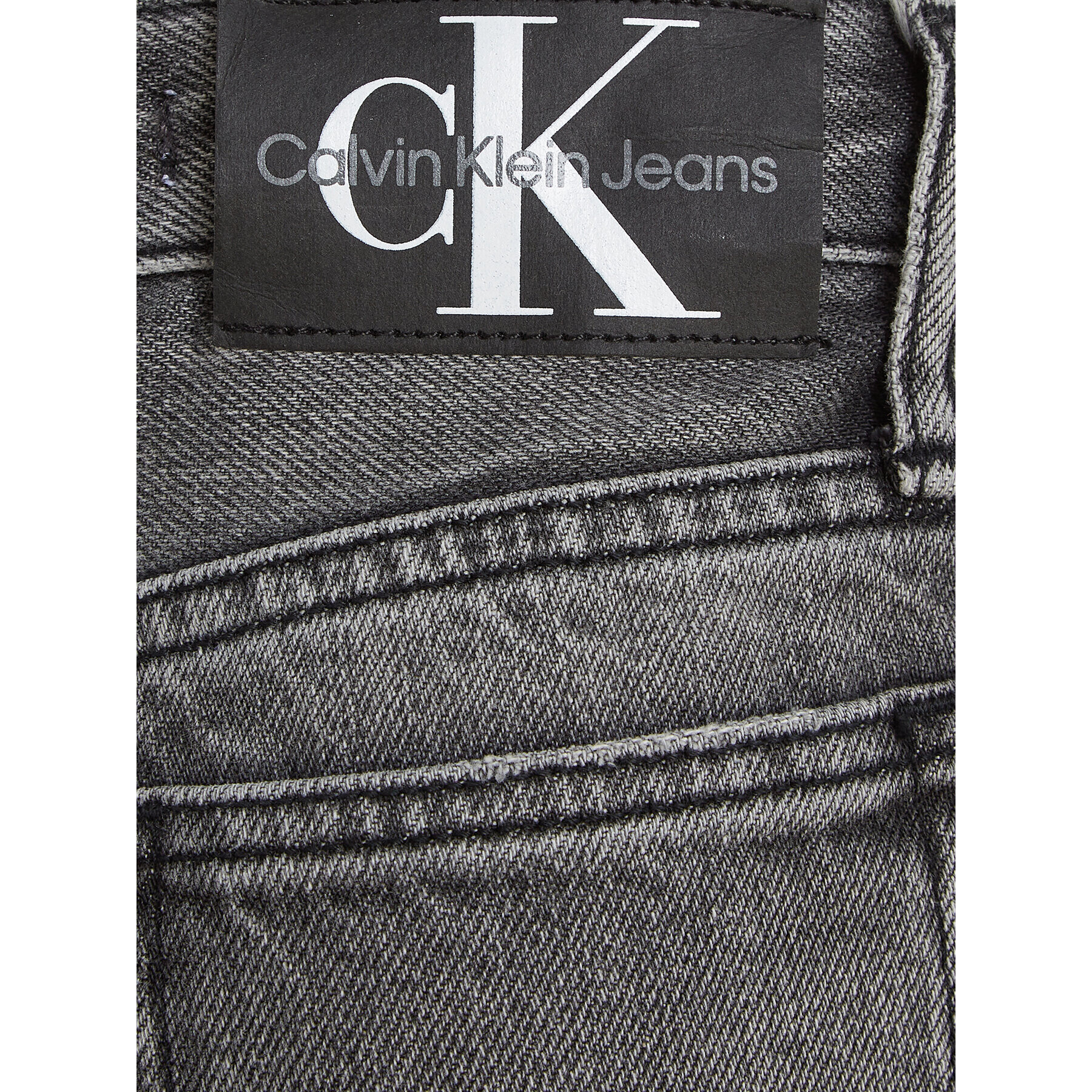 Calvin Klein Jeans Дънки Visual IB0IB01777 Сив Slim Fit - Pepit.bg