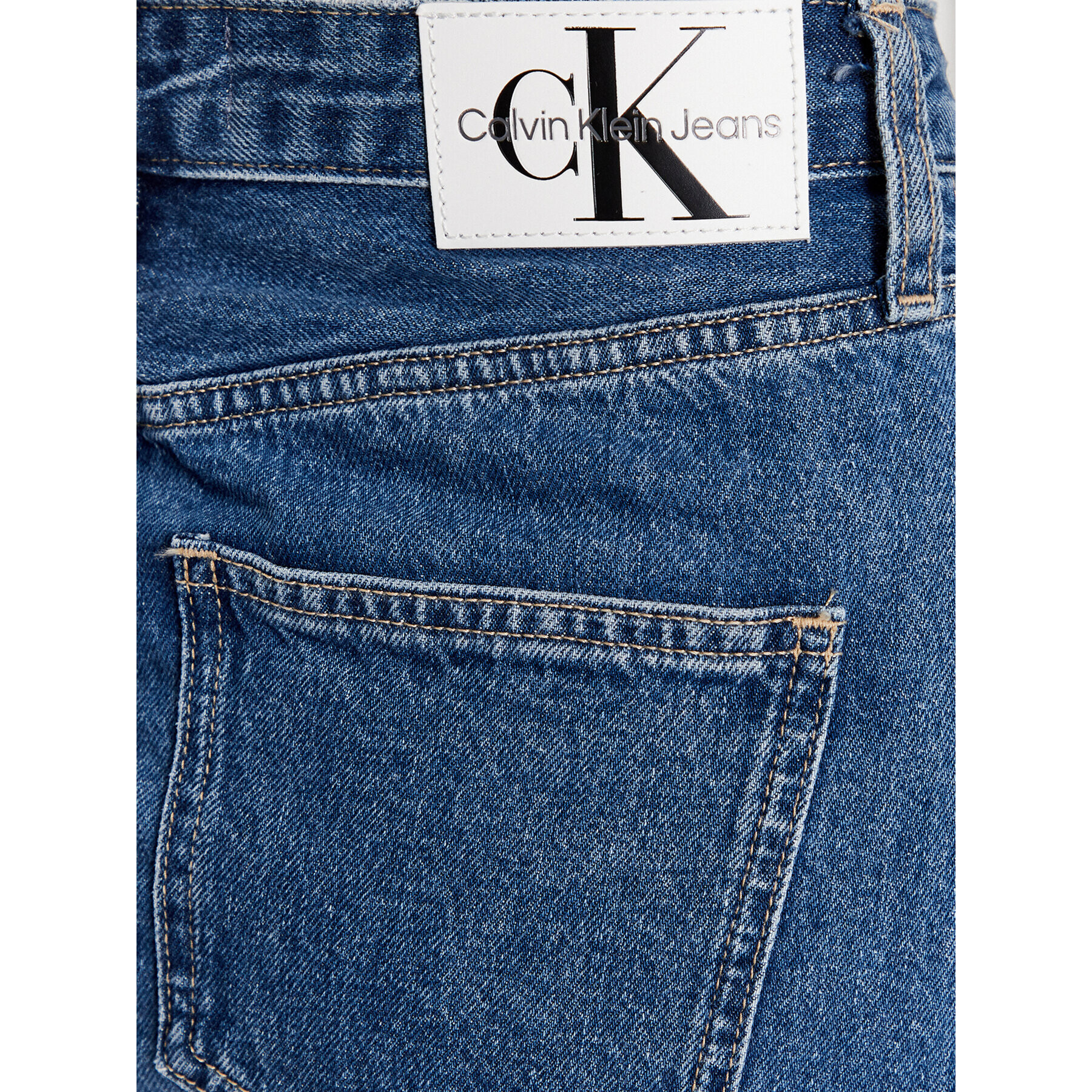 Calvin Klein Jeans Дънкова пола J20J221271 Син Regular Fit - Pepit.bg