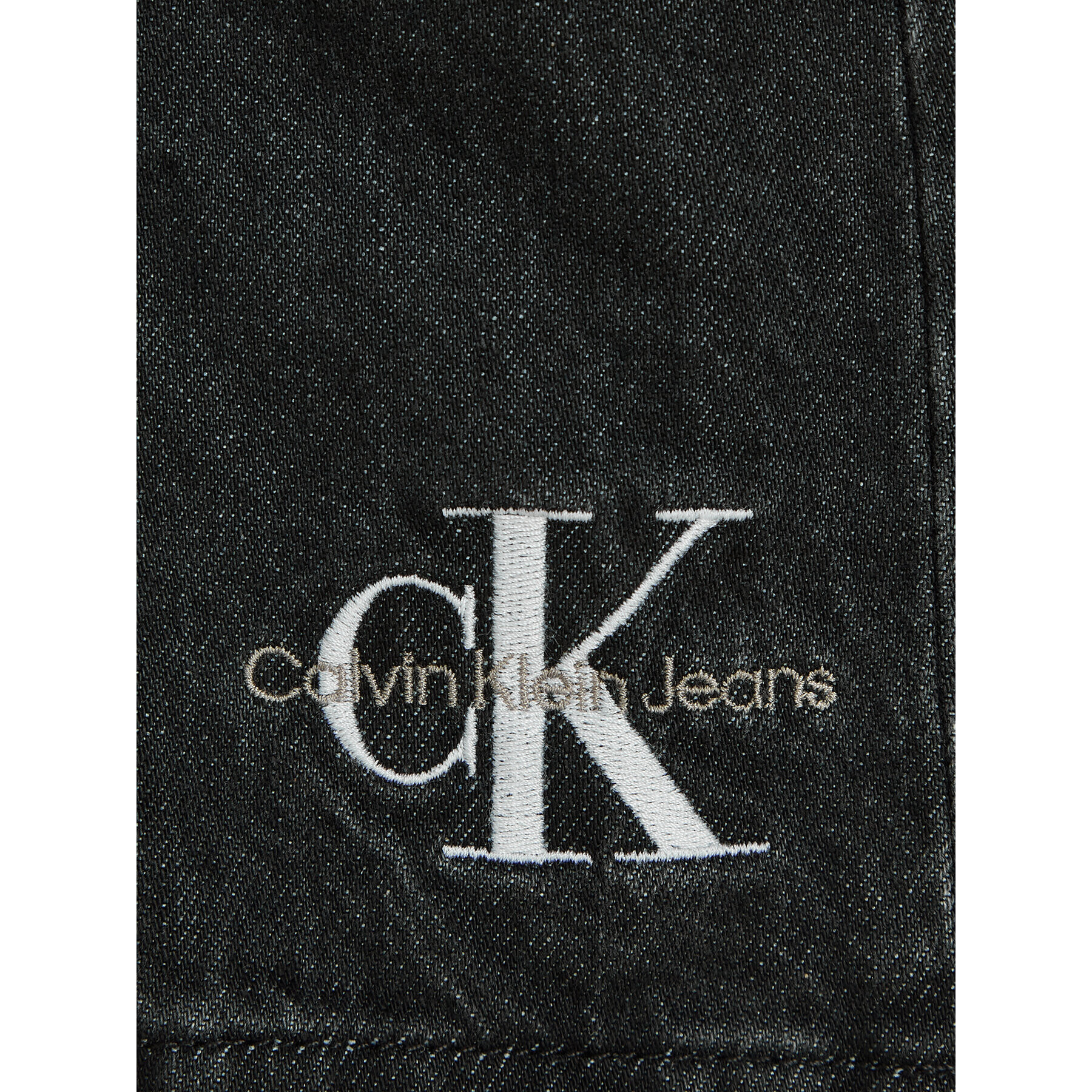 Calvin Klein Jeans Дънкова рокля IG0IG02167 Черен Regular Fit - Pepit.bg