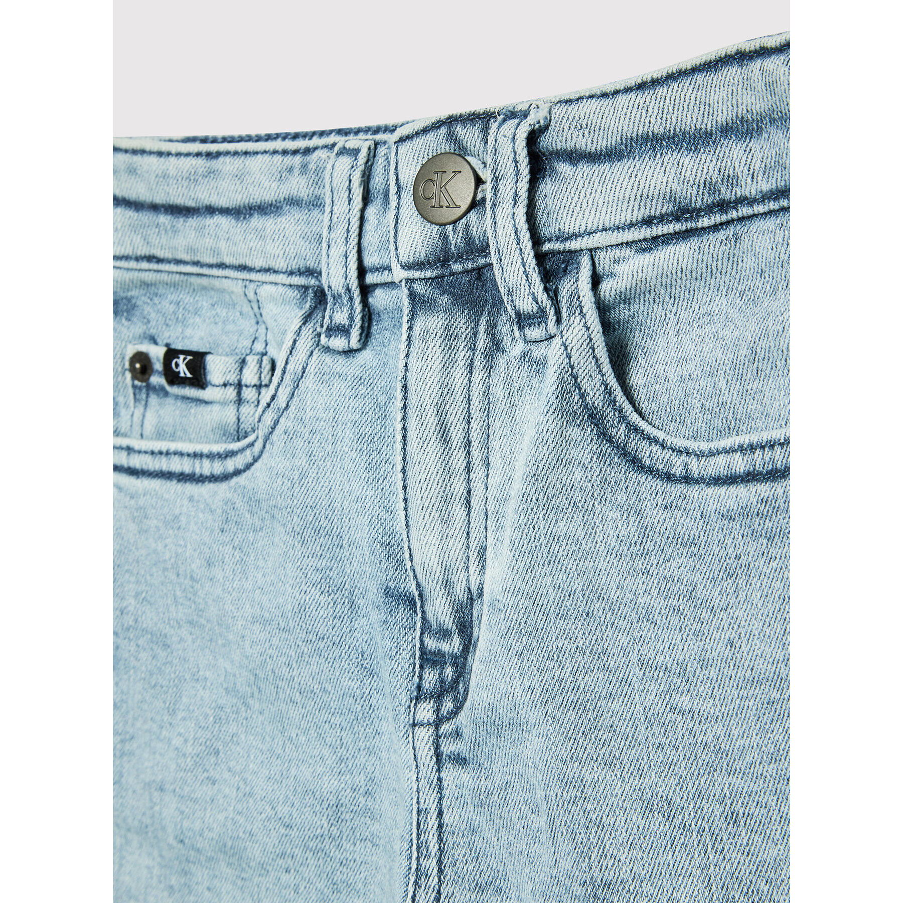 Calvin Klein Jeans Дънкови шорти IB0IB01173 Син Relaxed Fit - Pepit.bg