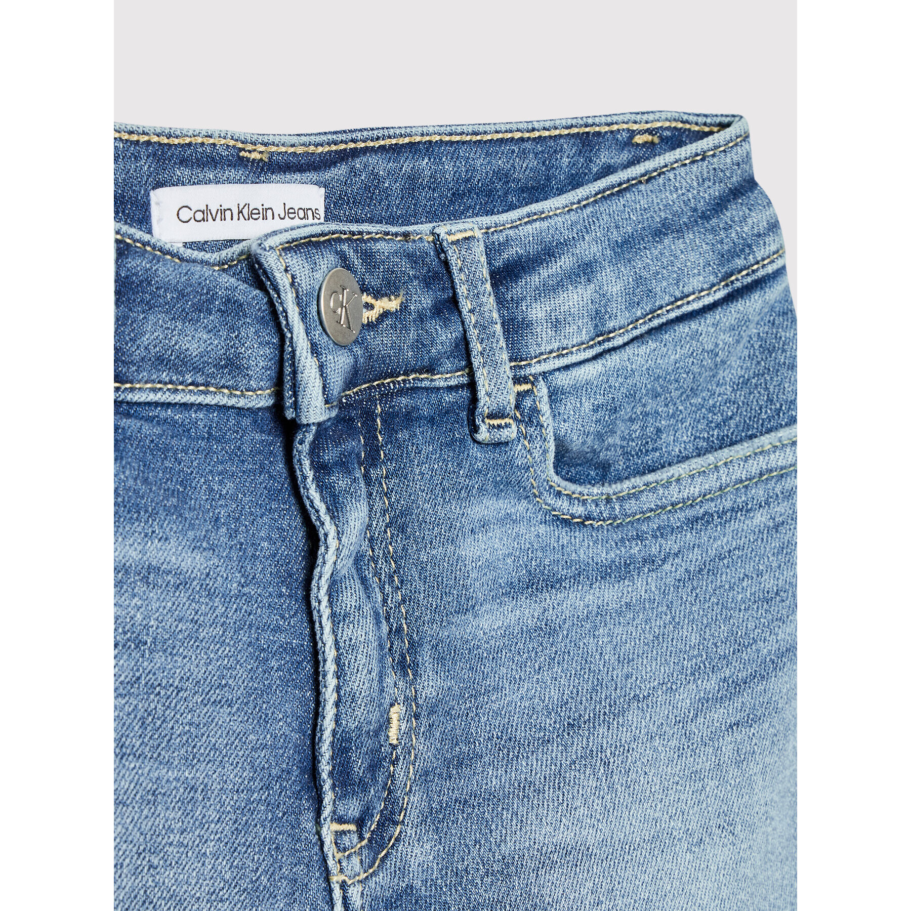 Calvin Klein Jeans Дънкови шорти IG0IG01447 Син Relaxed Fit - Pepit.bg