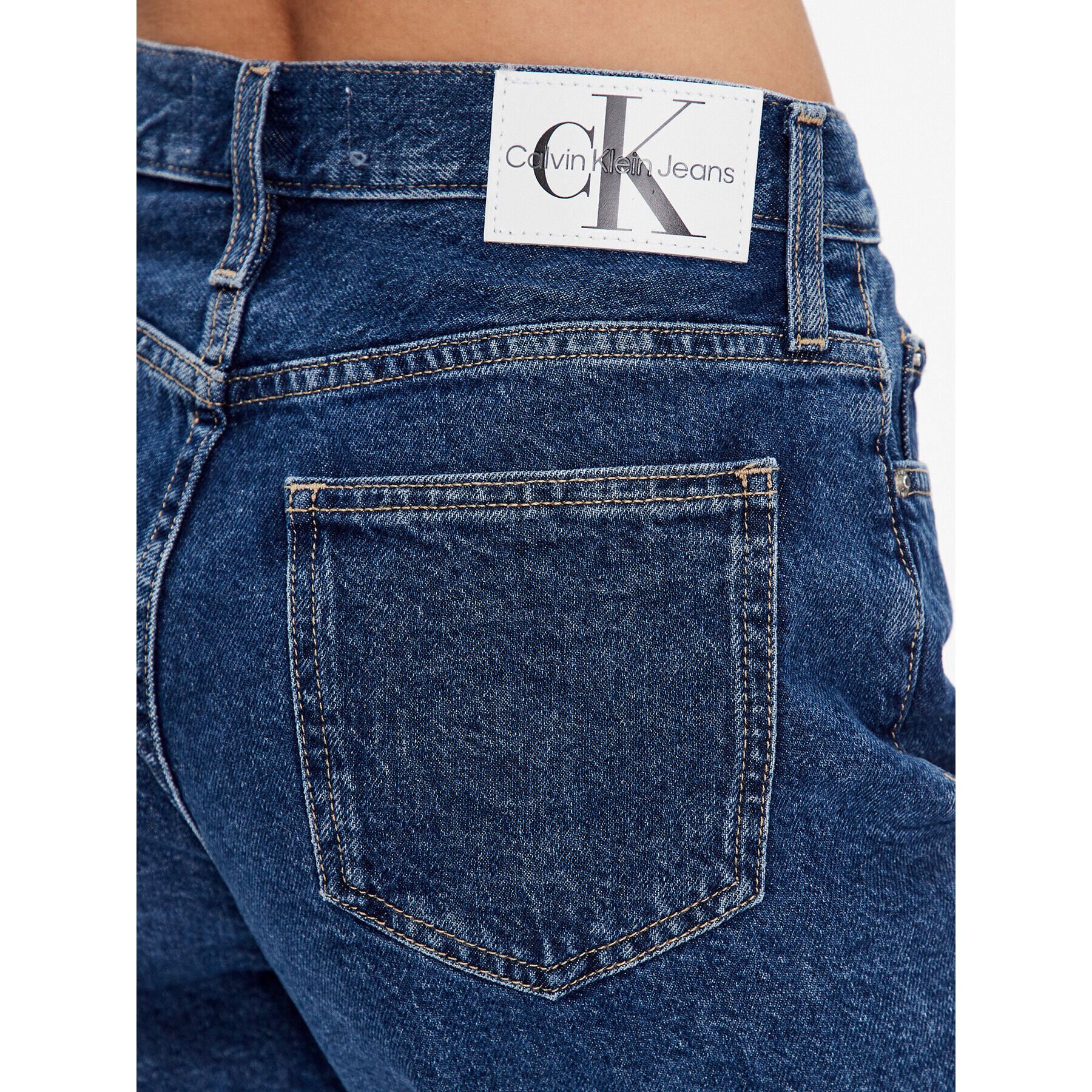 Calvin Klein Jeans Дънкови шорти J20J220639 Син Regular Fit - Pepit.bg