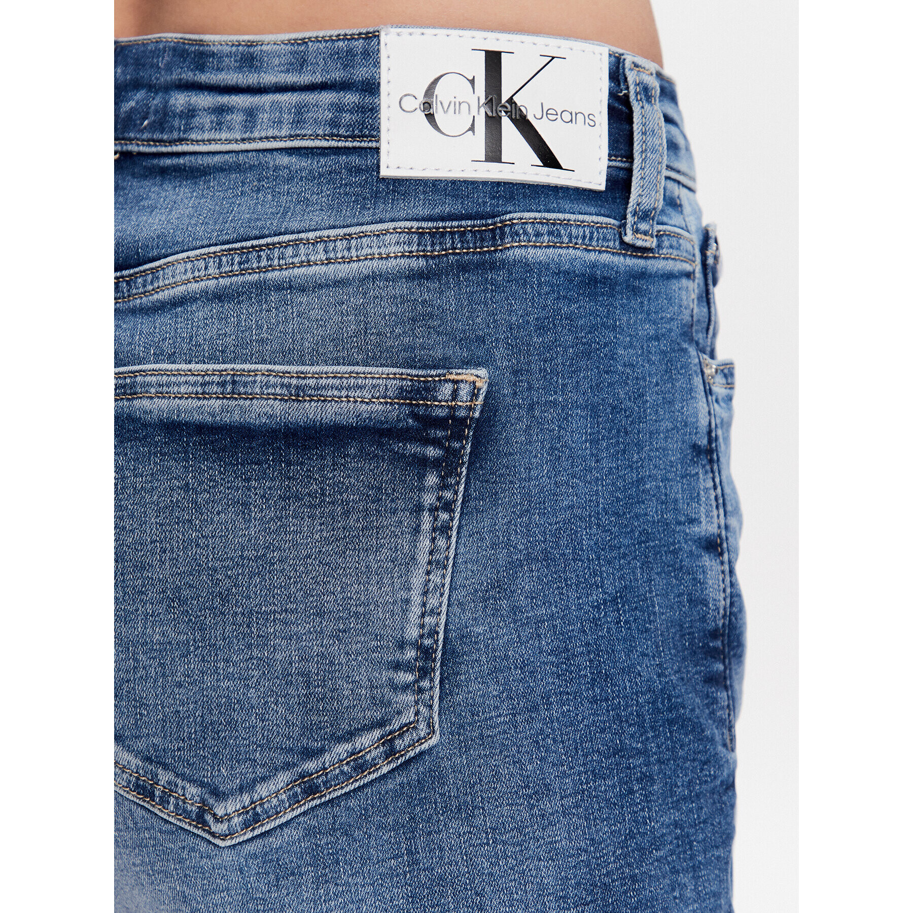 Calvin Klein Jeans Дънкови шорти J20J220646 Син Regular Fit - Pepit.bg