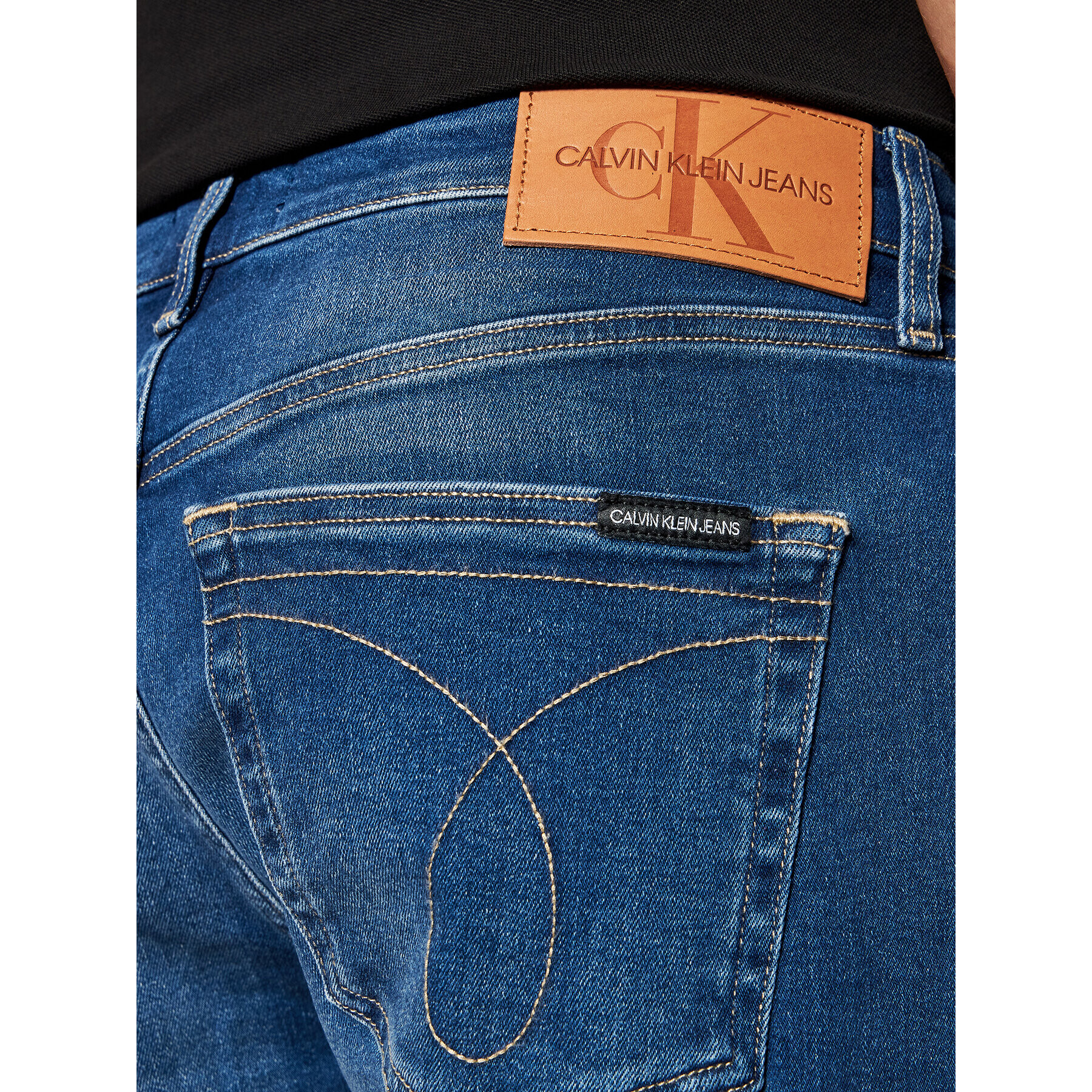 Calvin Klein Jeans Дънкови шорти J30J317742 Син Regular Fit - Pepit.bg