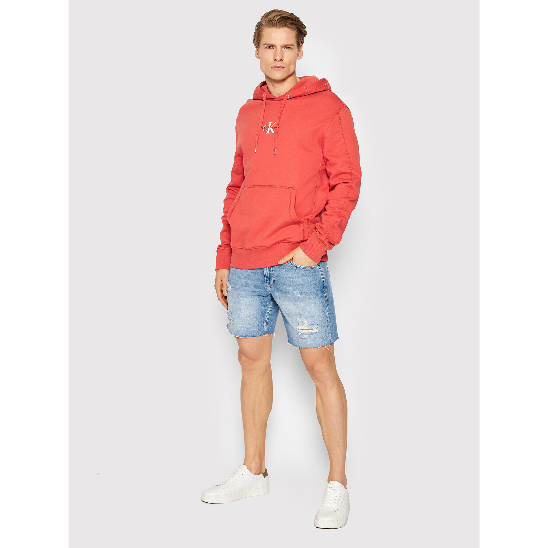 Calvin Klein Jeans Дънкови шорти J30J320523 Син Regular Fit - Pepit.bg