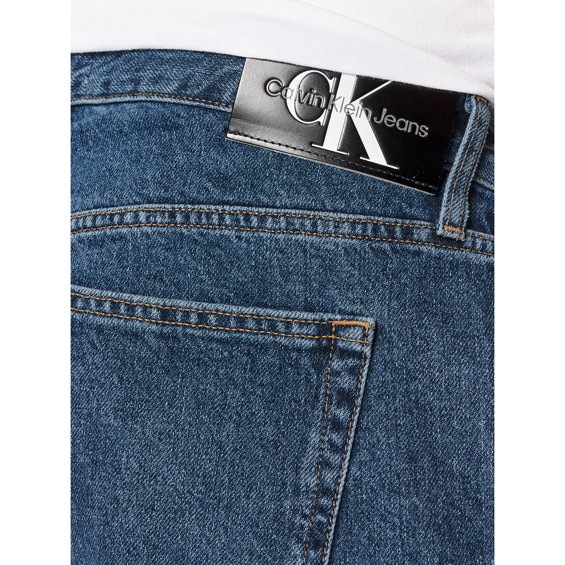 Calvin Klein Jeans Дънкови шорти J30J320529 Син Regular Fit - Pepit.bg