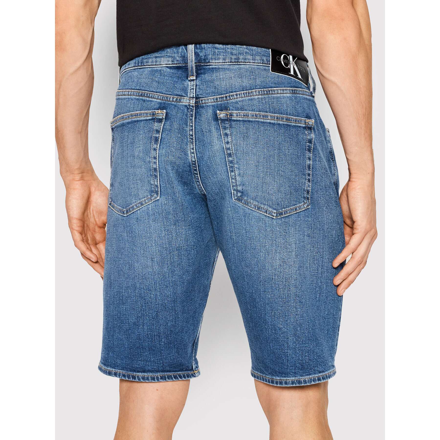 Calvin Klein Jeans Дънкови шорти J30J320533 Син Regular Fit - Pepit.bg