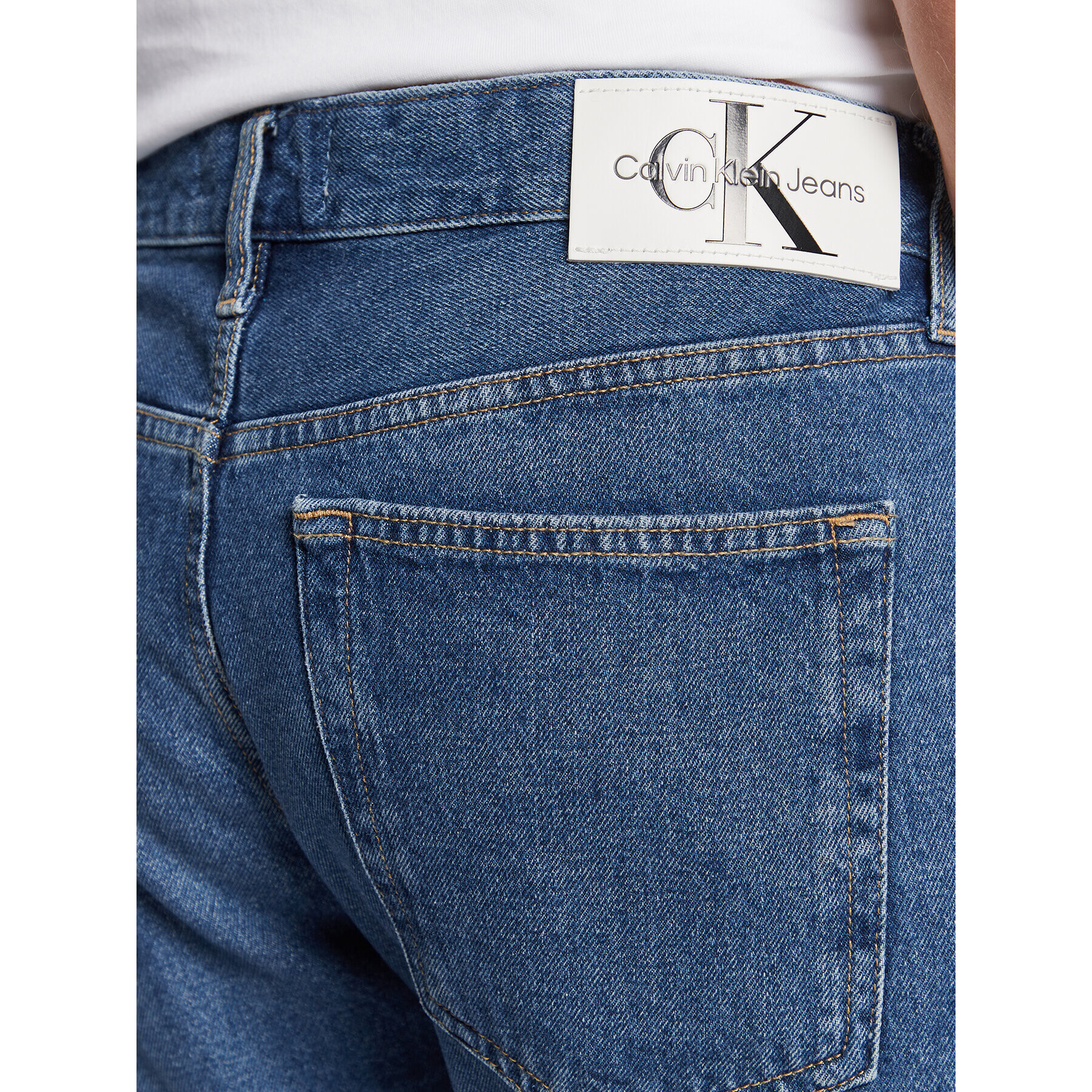 Calvin Klein Jeans Дънкови шорти J30J322787 Син Regular Fit - Pepit.bg