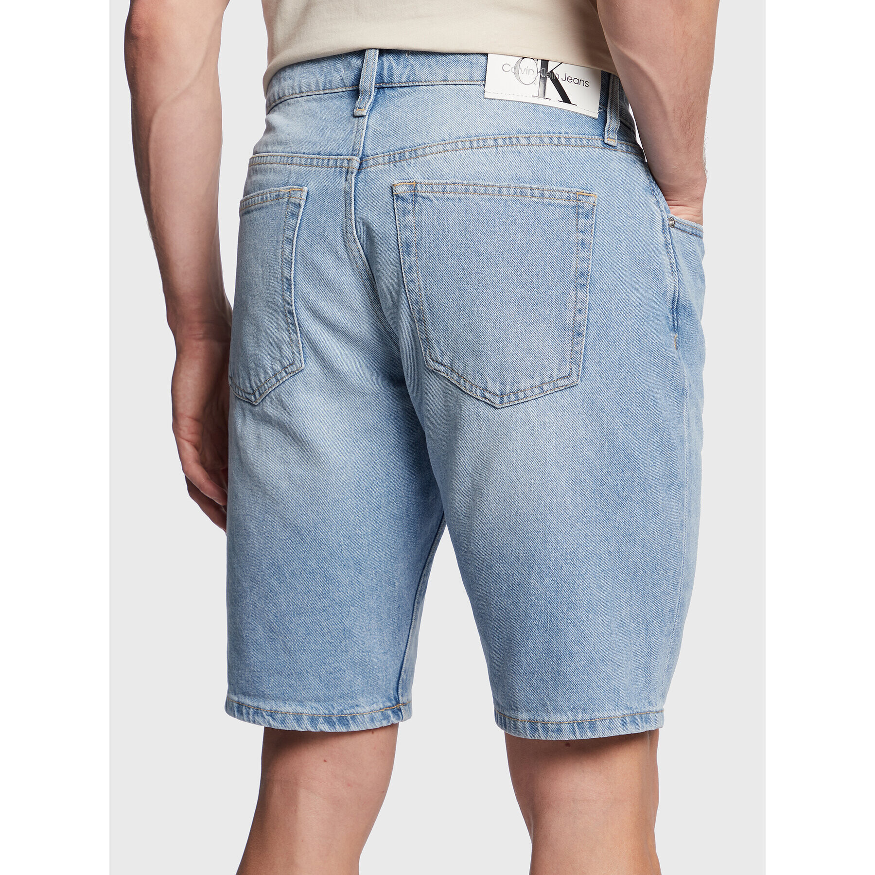 Calvin Klein Jeans Дънкови шорти J30J322788 Син Regular Fit - Pepit.bg