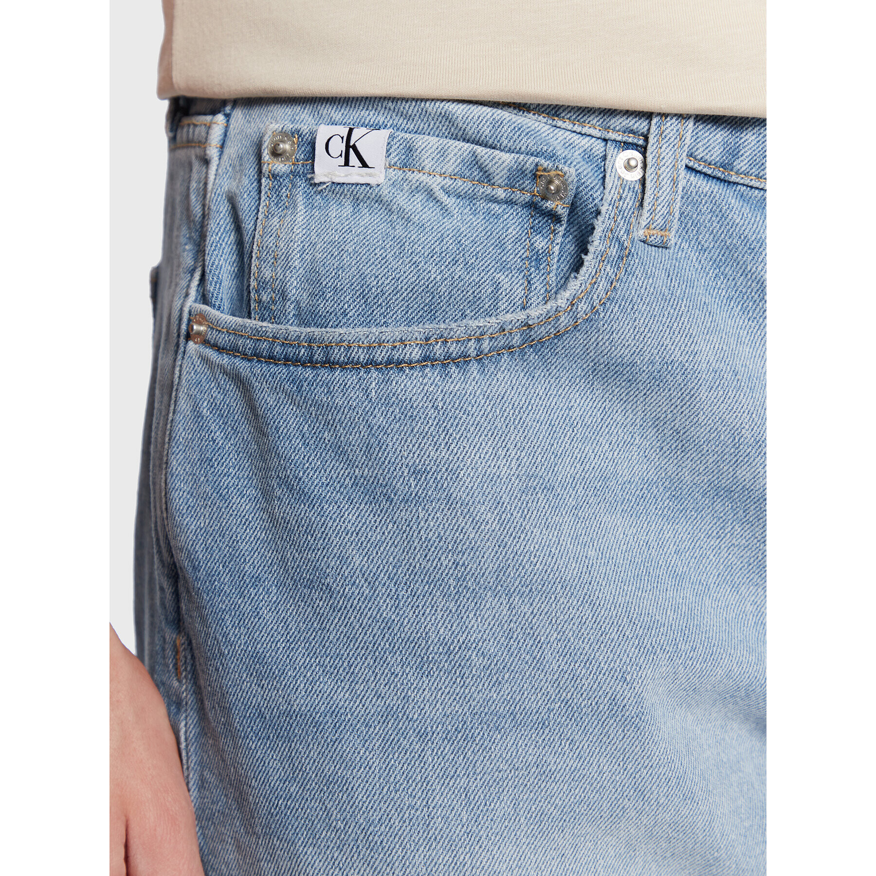 Calvin Klein Jeans Дънкови шорти J30J322788 Син Regular Fit - Pepit.bg