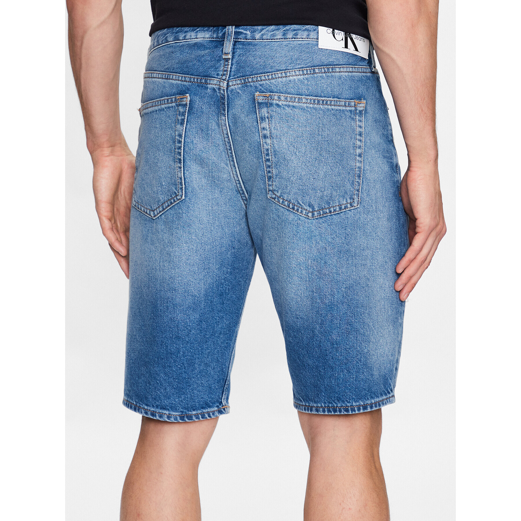 Calvin Klein Jeans Дънкови шорти J30J322791 Син Regular Fit - Pepit.bg