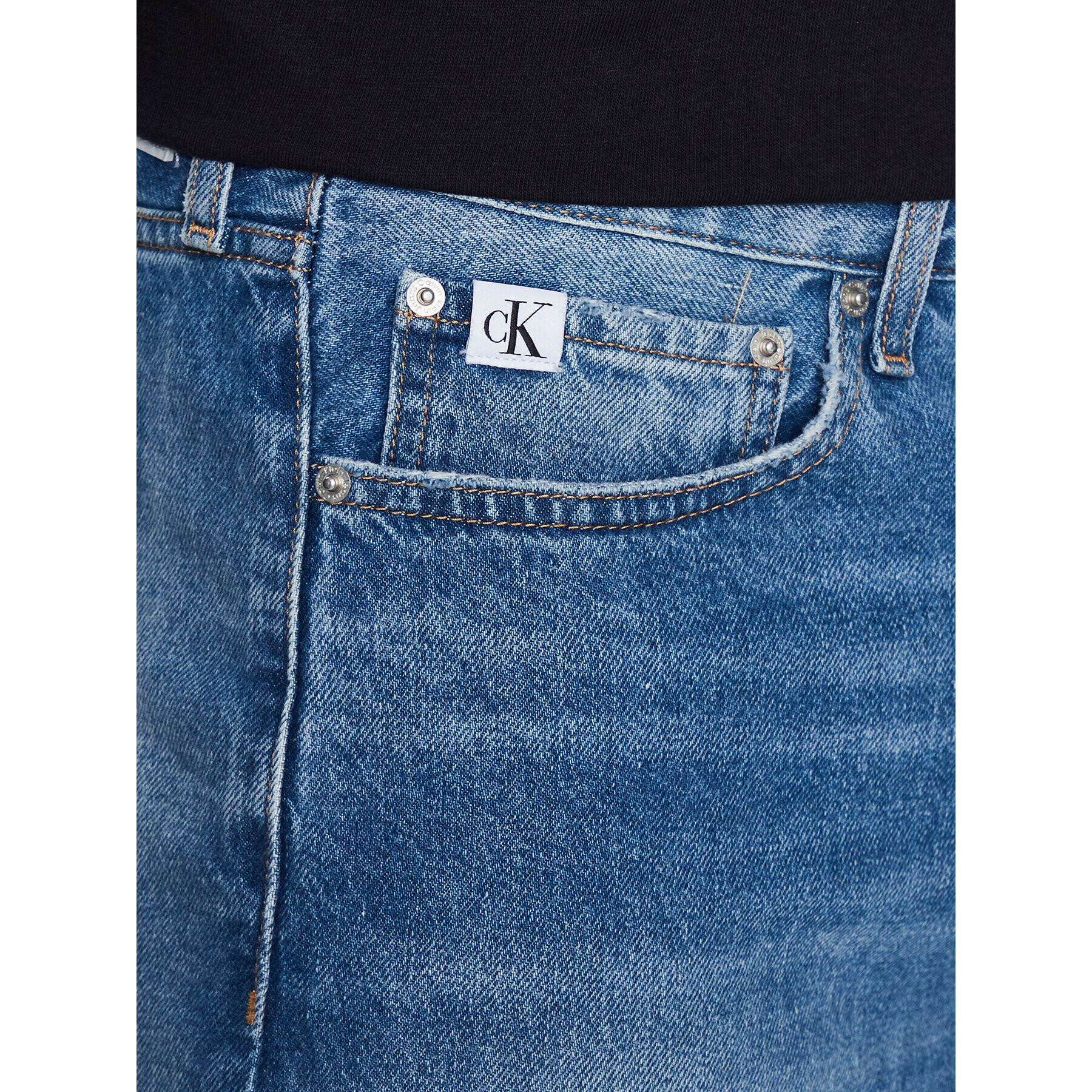 Calvin Klein Jeans Дънкови шорти J30J322791 Син Regular Fit - Pepit.bg