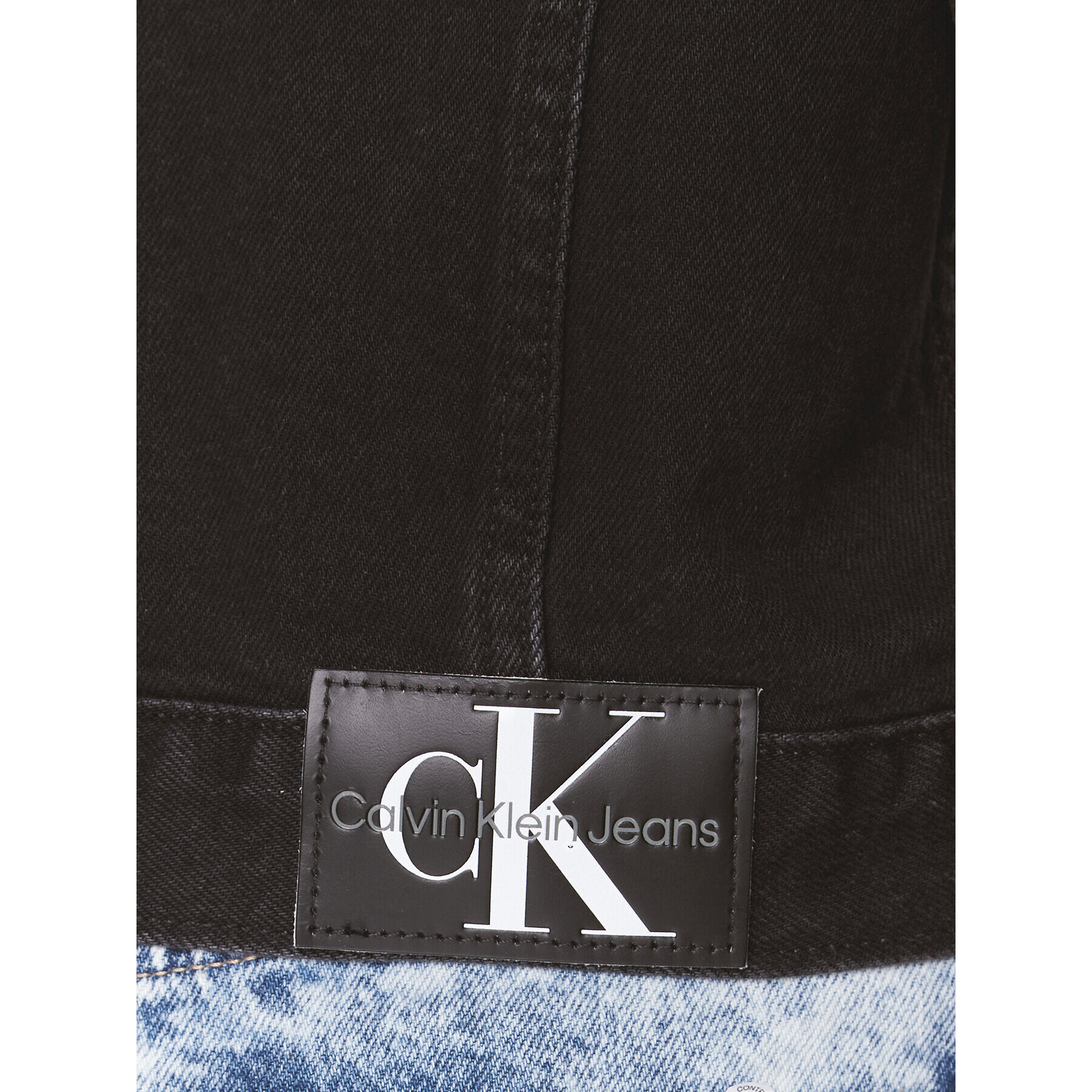 Calvin Klein Jeans Дънково яке 90's J20J221820 Черен Regular Fit - Pepit.bg