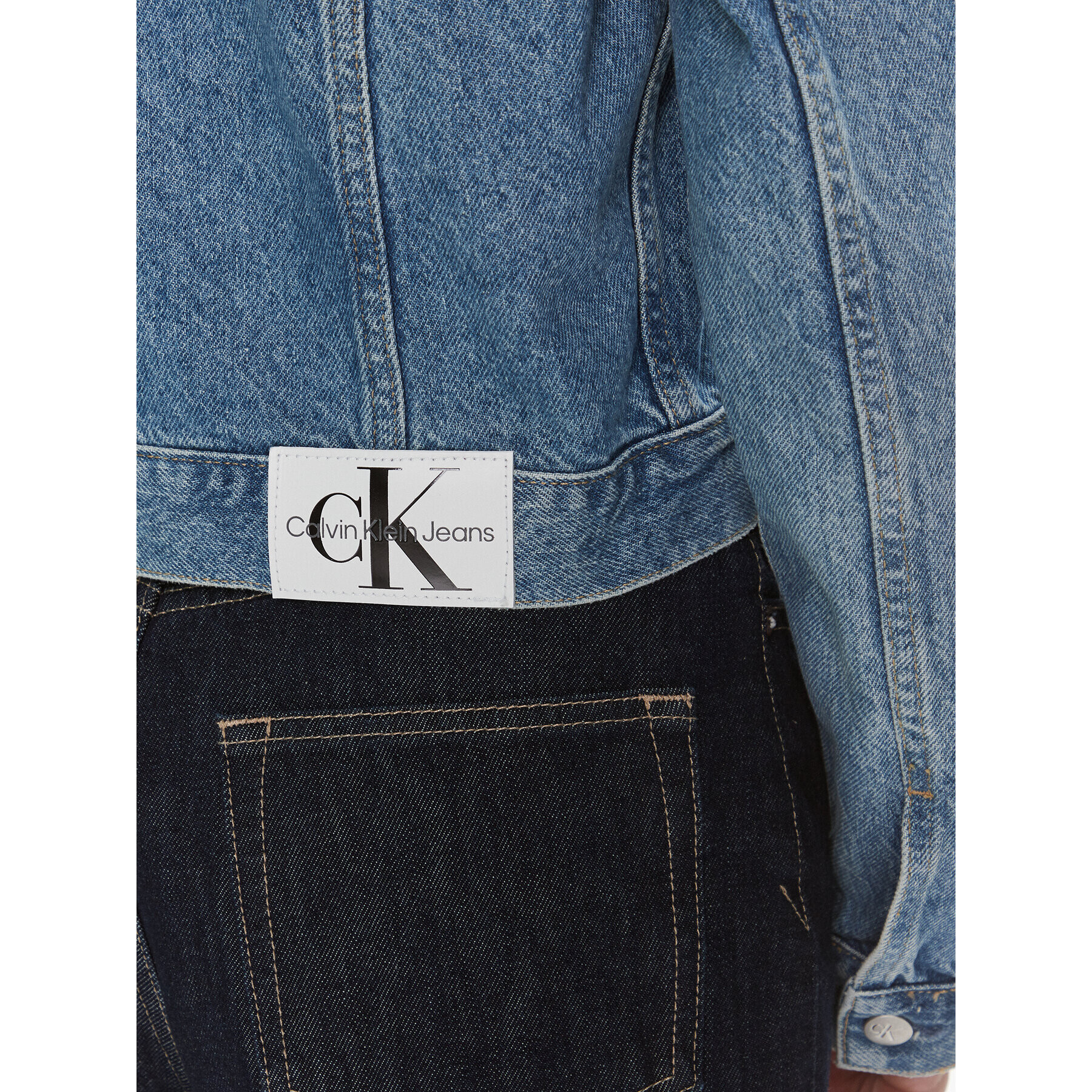 Calvin Klein Jeans Дънково яке 90's J20J222875 Син Regular Fit - Pepit.bg