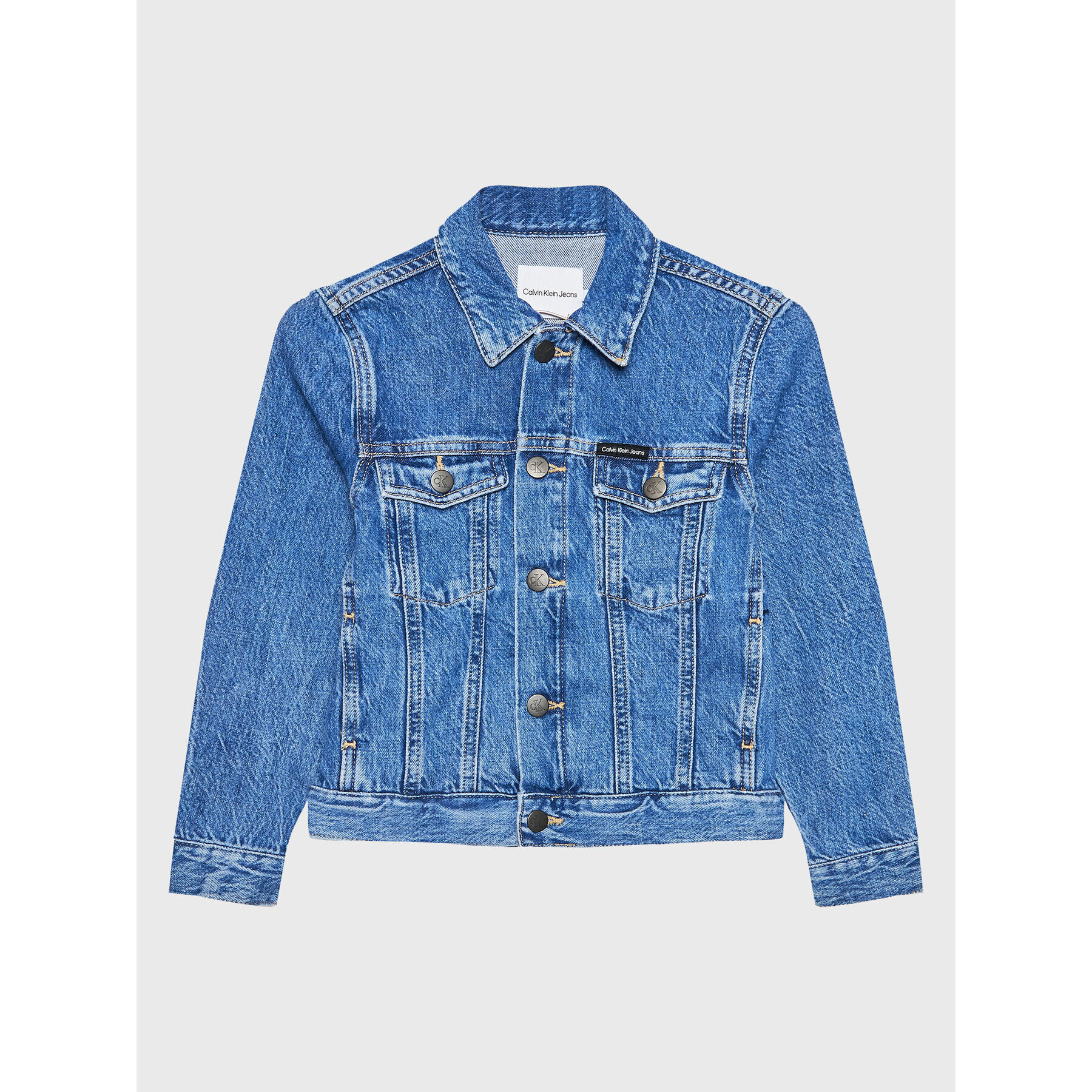 Calvin Klein Jeans Дънково яке IB0IB01271 Син Regular Fit - Pepit.bg