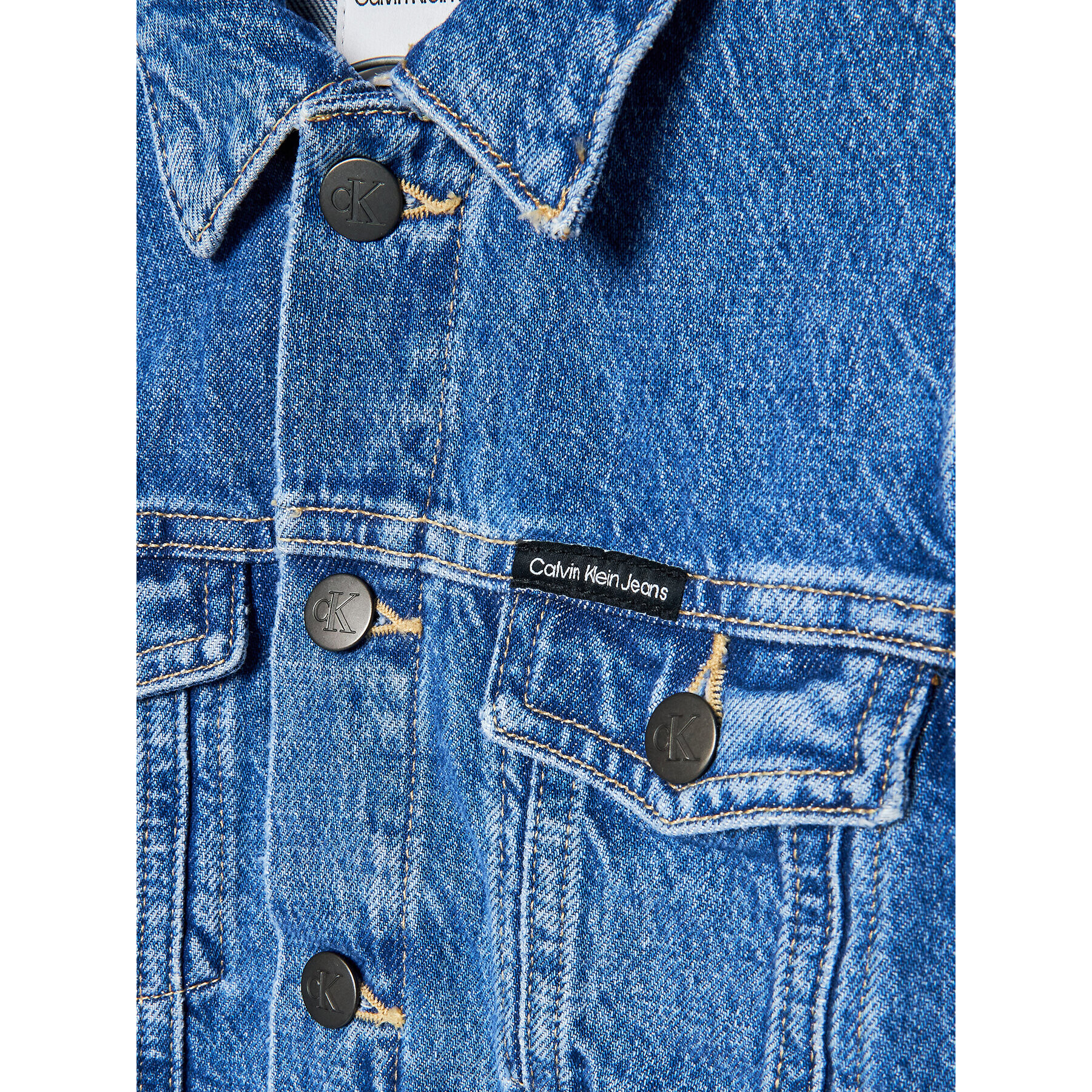 Calvin Klein Jeans Дънково яке IB0IB01271 Син Regular Fit - Pepit.bg