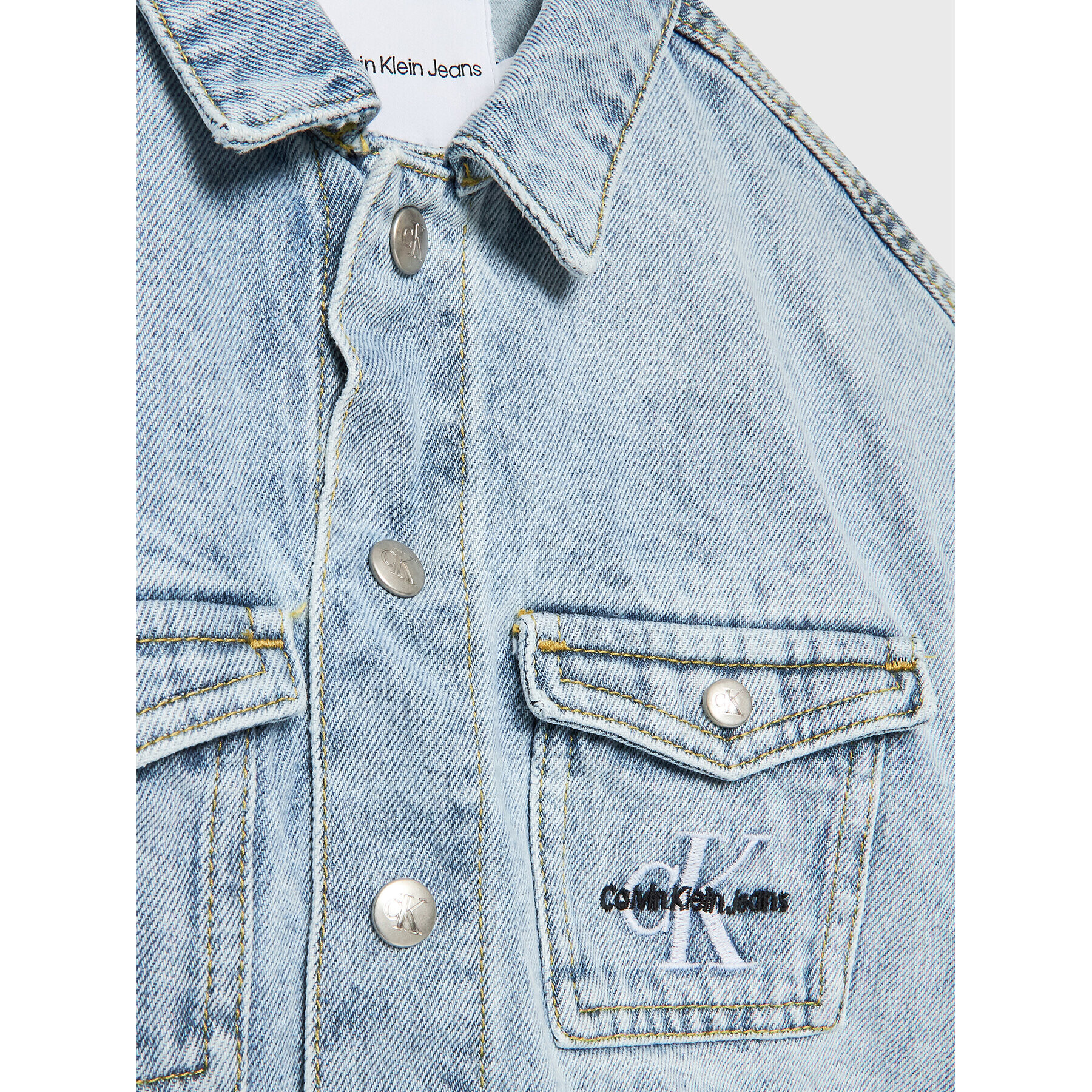 Calvin Klein Jeans Дънково яке IG0IG01819 Син Oversize - Pepit.bg