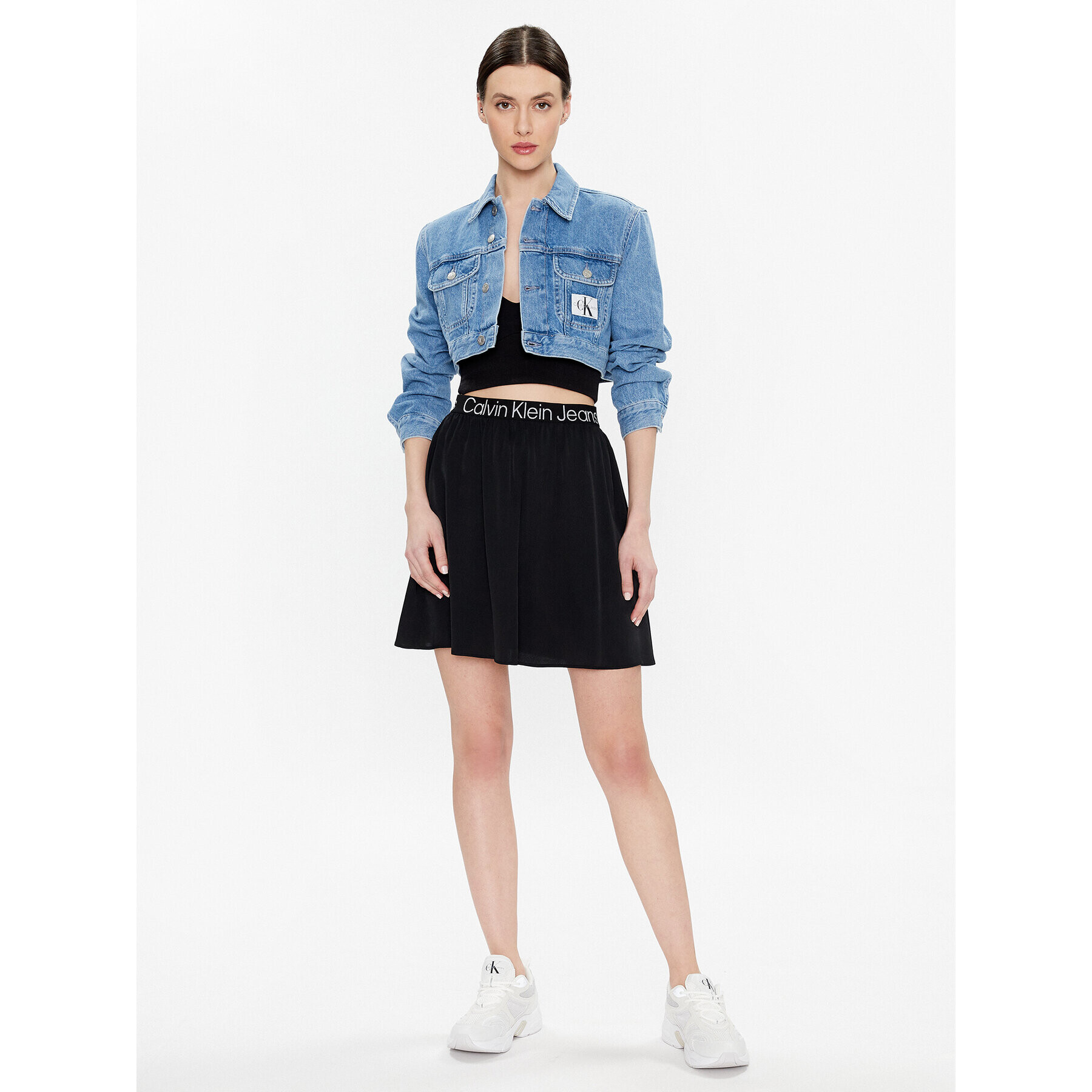 Calvin Klein Jeans Дънково яке J20J220658 Син Regular Fit - Pepit.bg