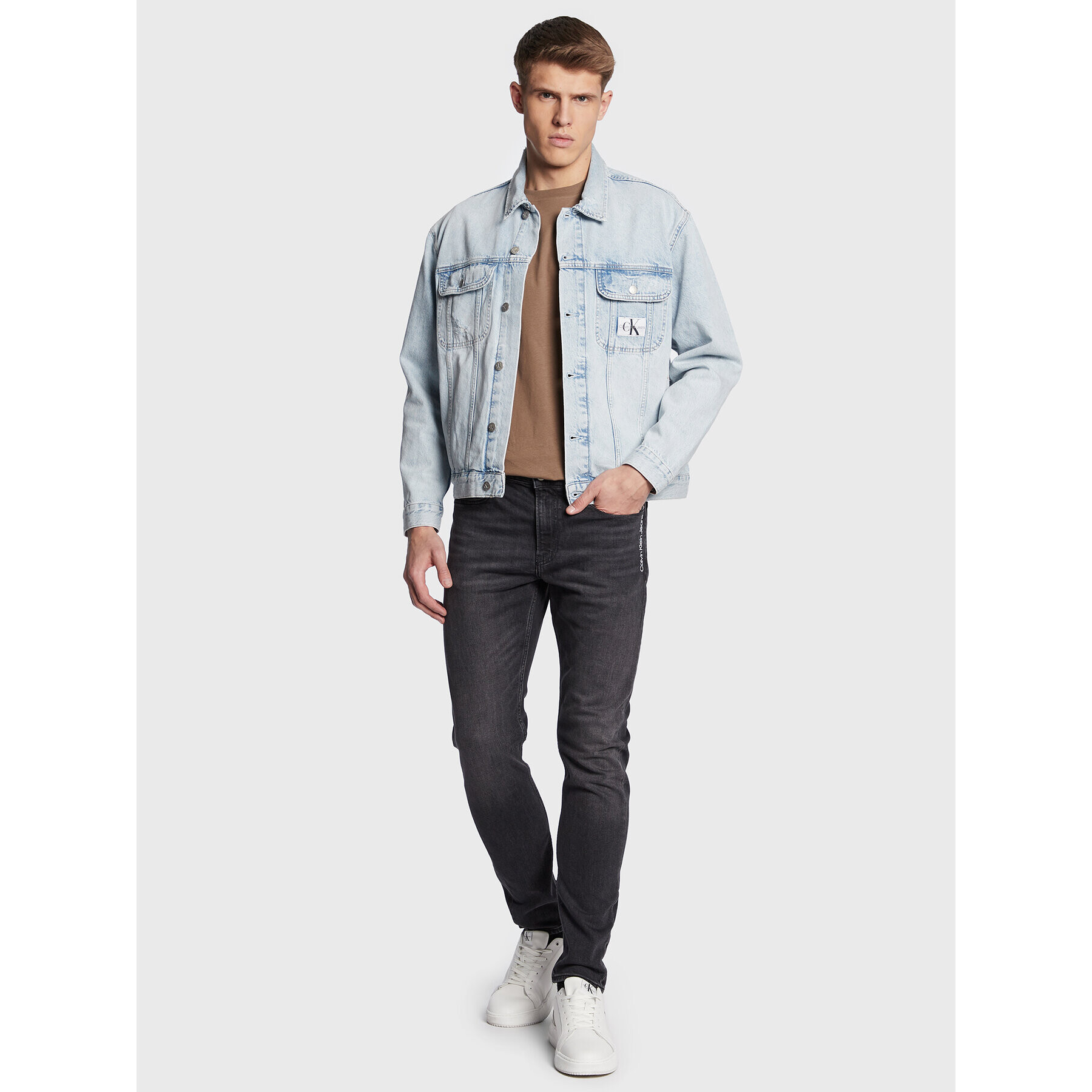 Calvin Klein Jeans Дънково яке J30J322381 Син Regular Fit - Pepit.bg