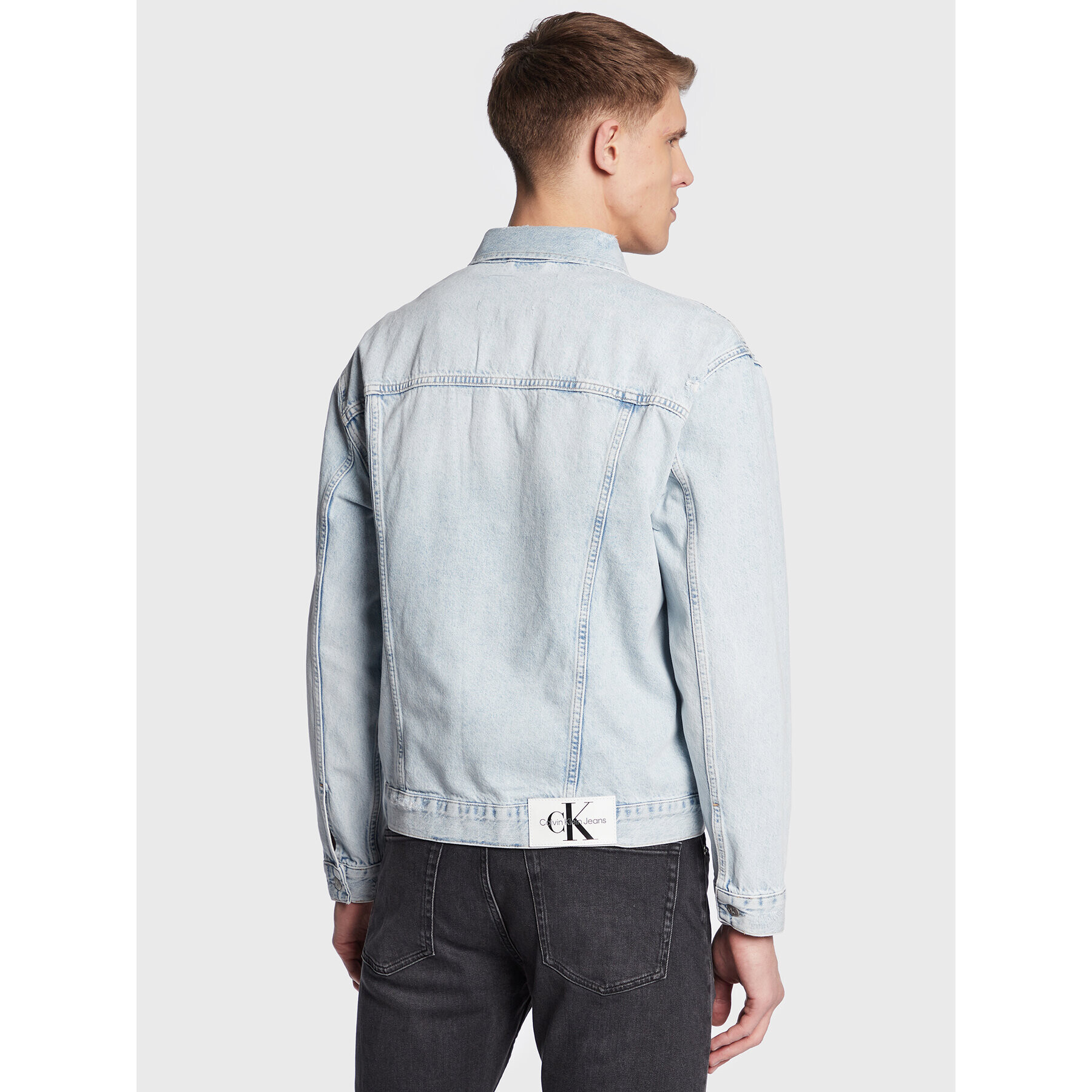 Calvin Klein Jeans Дънково яке J30J322381 Син Regular Fit - Pepit.bg