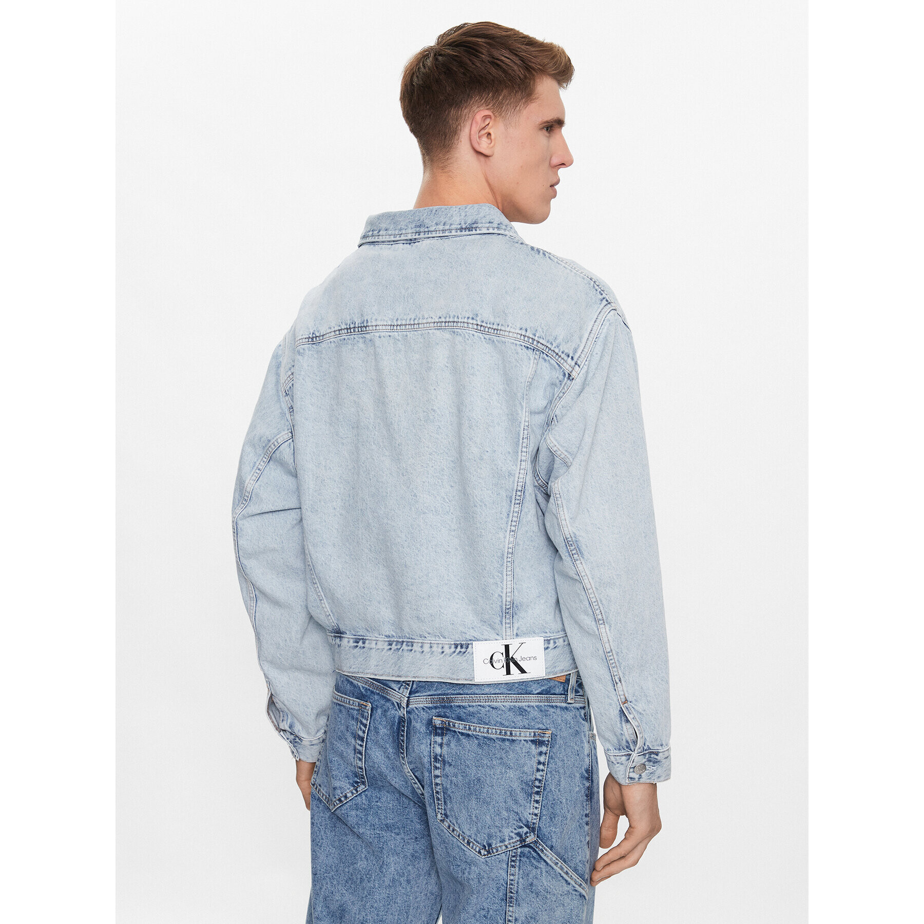 Calvin Klein Jeans Дънково яке J30J323319 Син Regular Fit - Pepit.bg