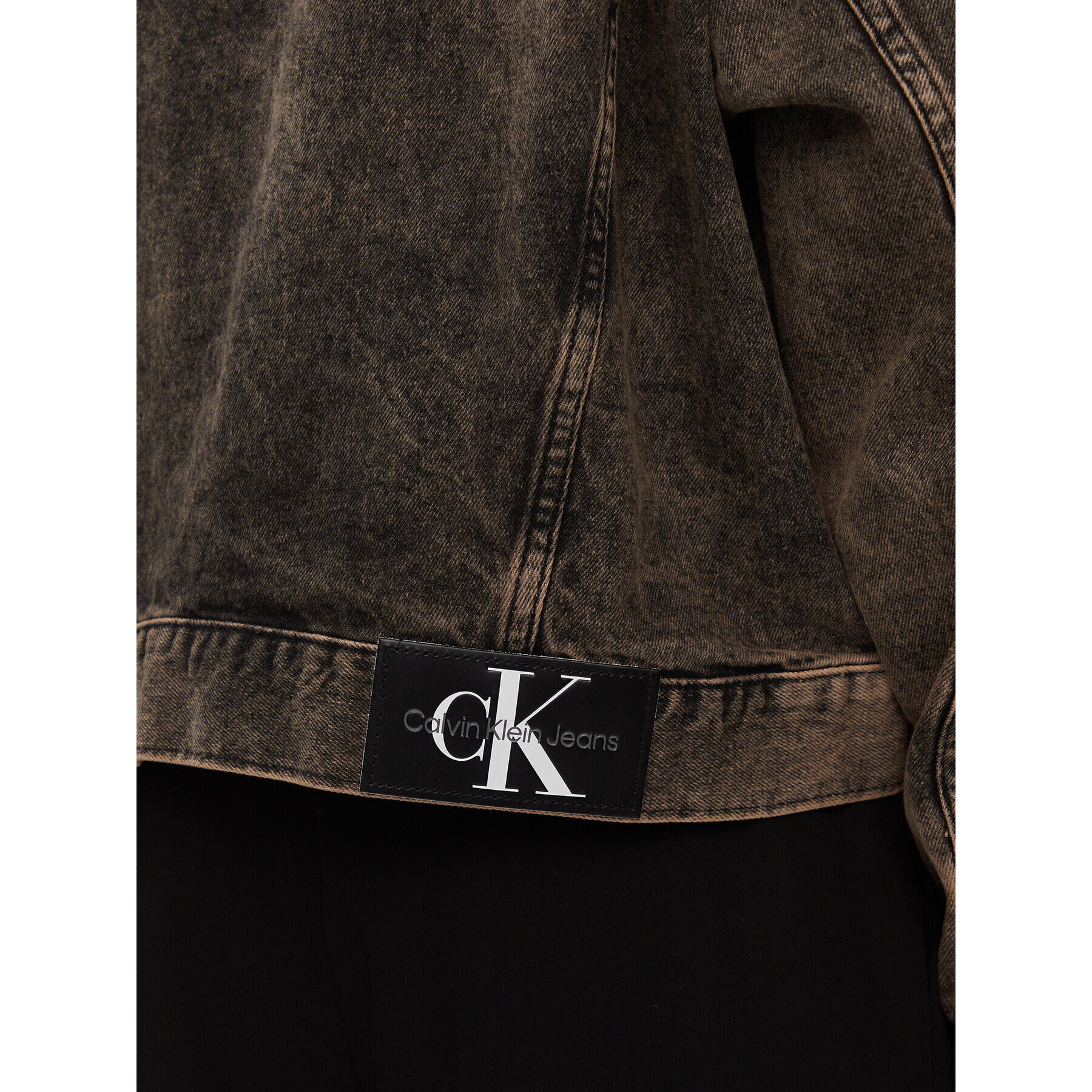 Calvin Klein Jeans Дънково яке J40J400330 Кафяв Relaxed Fit - Pepit.bg