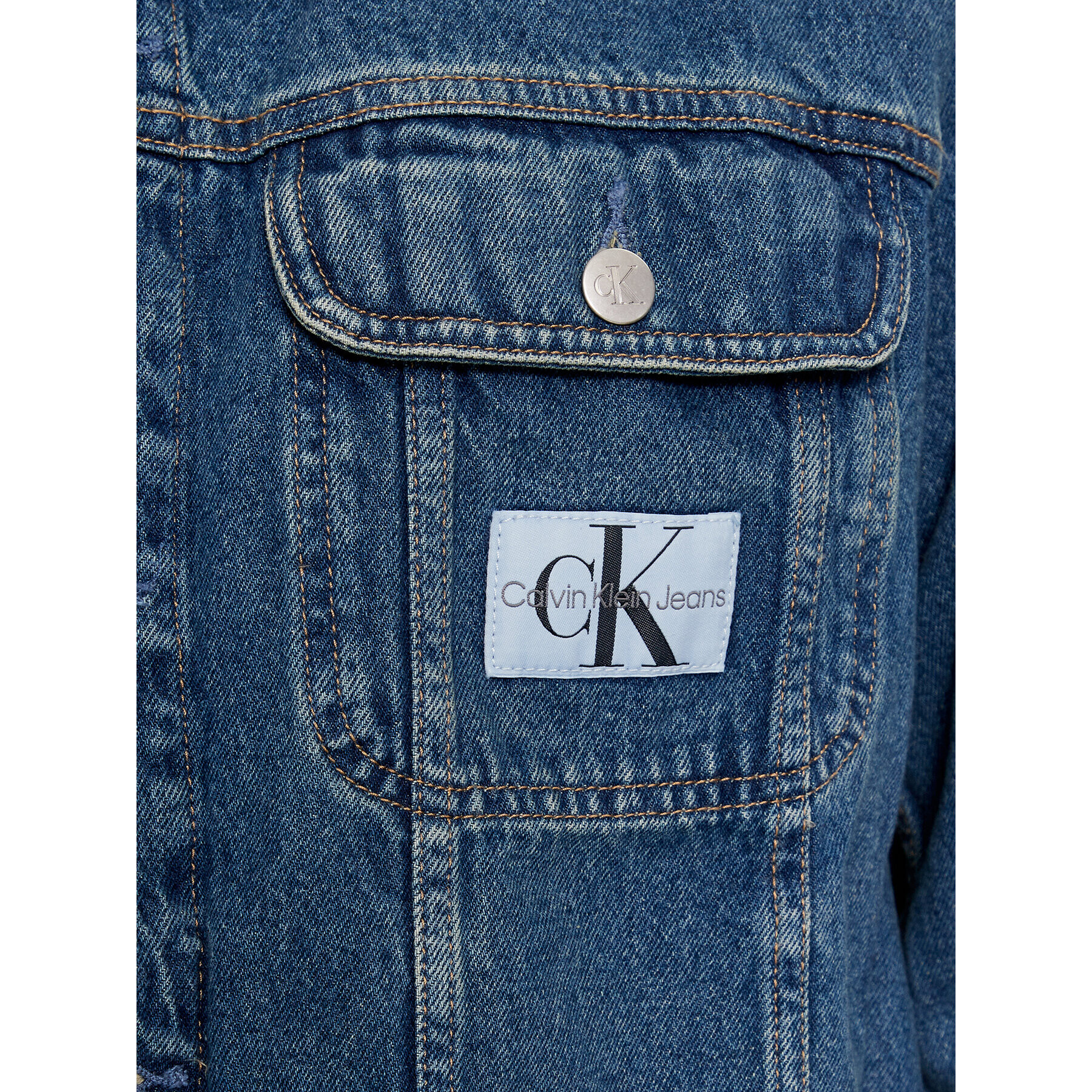 Calvin Klein Jeans Дънково яке Regular 90'S Denim Jacket J30J324972 Син Regular Fit - Pepit.bg