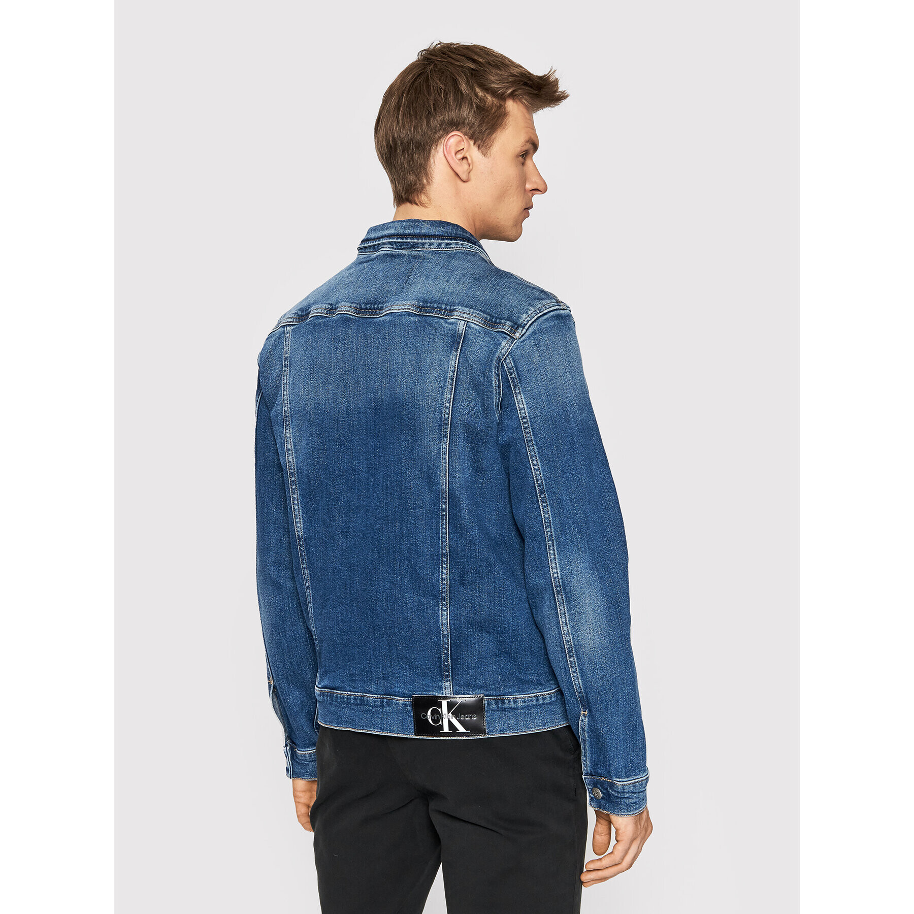 Calvin Klein Jeans Дънково яке J30J319794 Син Slim Fit - Pepit.bg