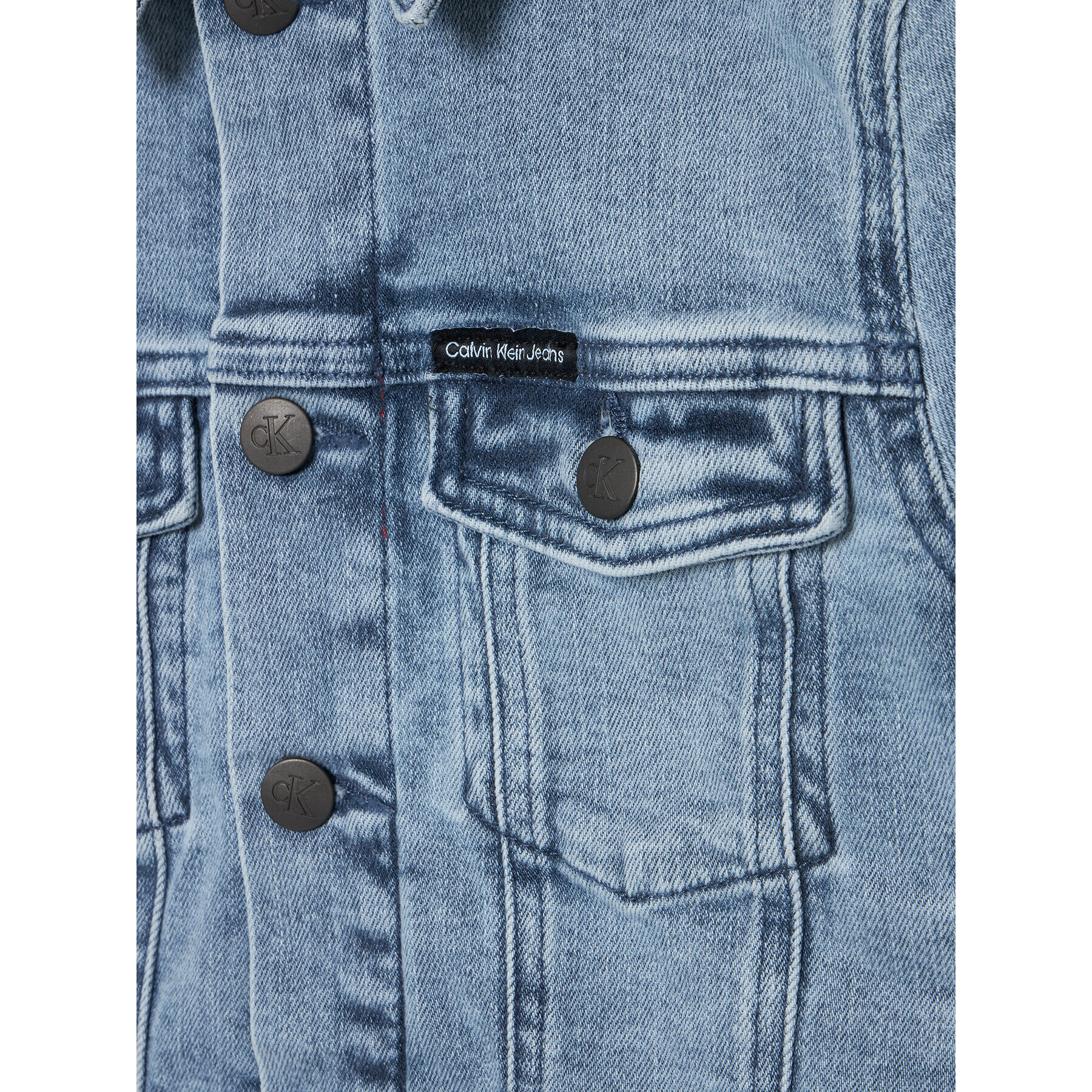 Calvin Klein Jeans Дънково яке Trucker IB0IB01209 Син Regular Fit - Pepit.bg