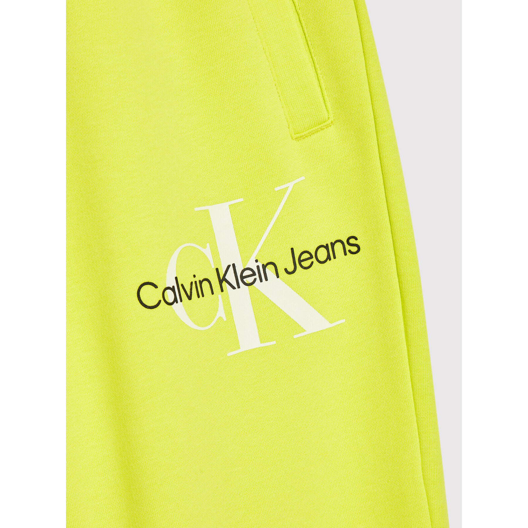 Calvin Klein Jeans Долнище анцуг IB0IB01186 Зелен Relaxed Fit - Pepit.bg