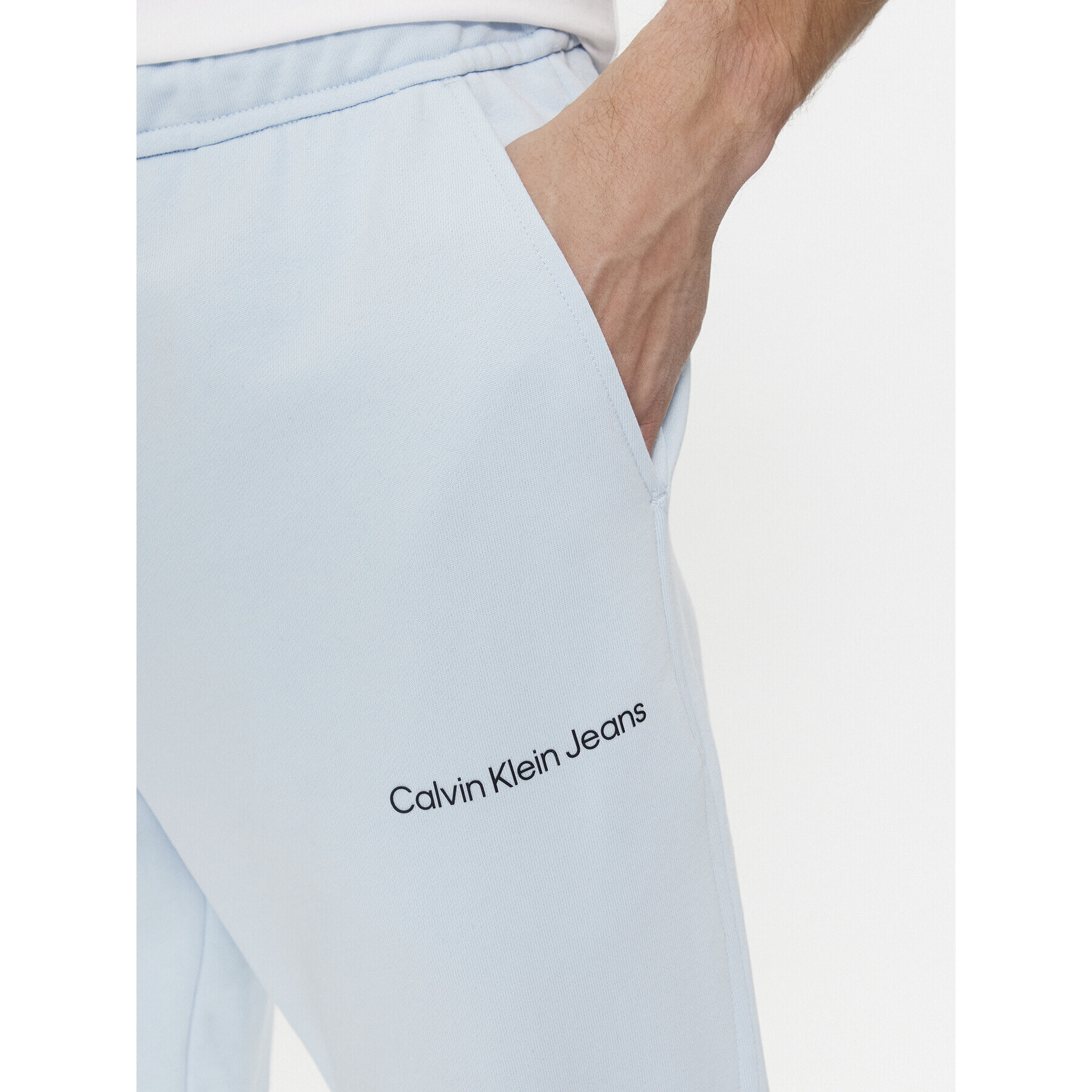 Calvin Klein Jeans Долнище анцуг Institutional Hwk Pant J30J324739 Син Regular Fit - Pepit.bg