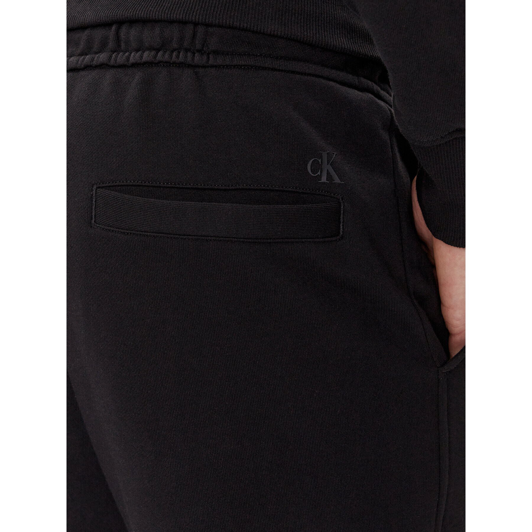Calvin Klein Jeans Долнище анцуг Institutional J30J324739 Черен Regular Fit - Pepit.bg