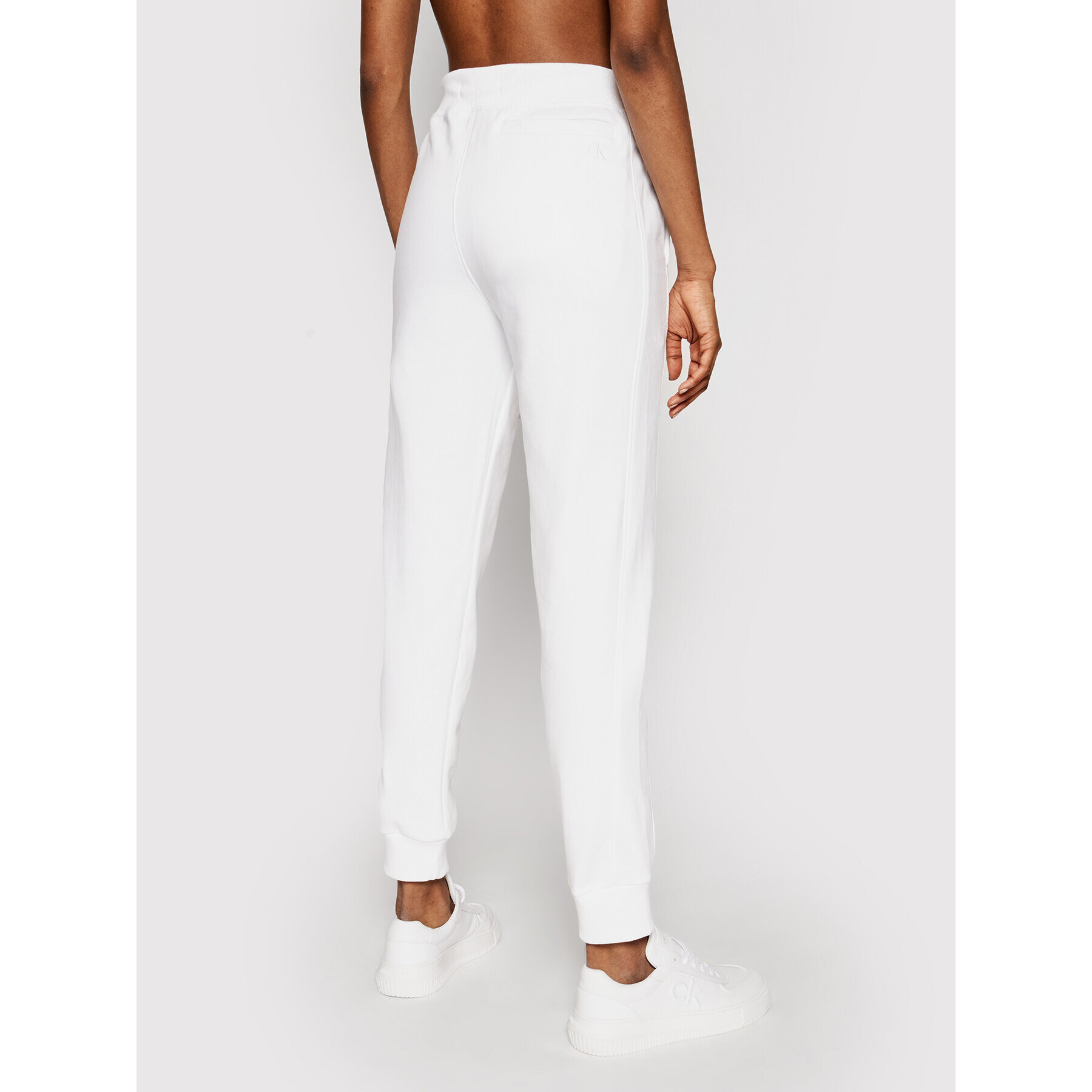 Calvin Klein Jeans Долнище анцуг J20J215518 Бял Regular Fit - Pepit.bg