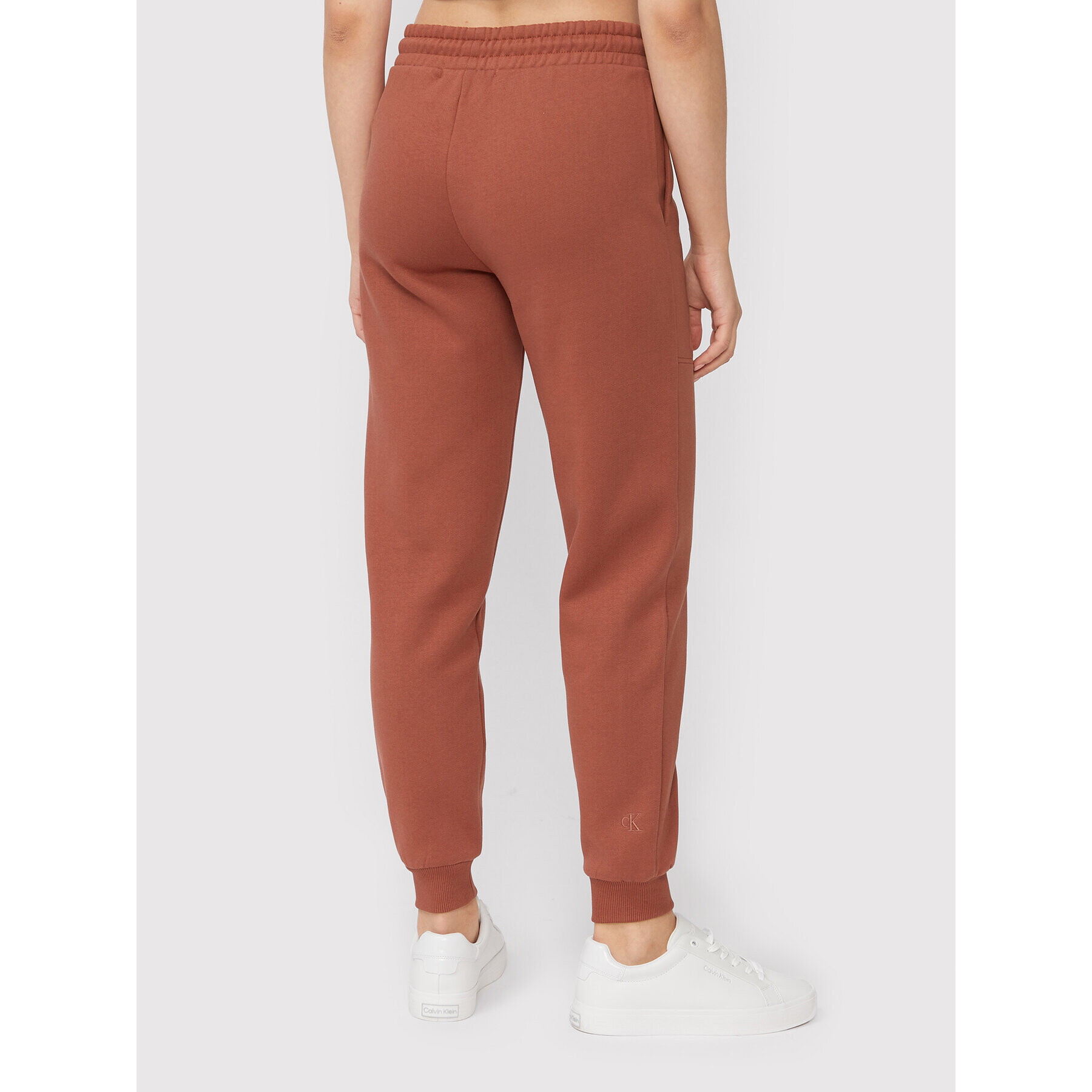 Calvin Klein Jeans Долнище анцуг J20J218971 Червен Slim Fit - Pepit.bg
