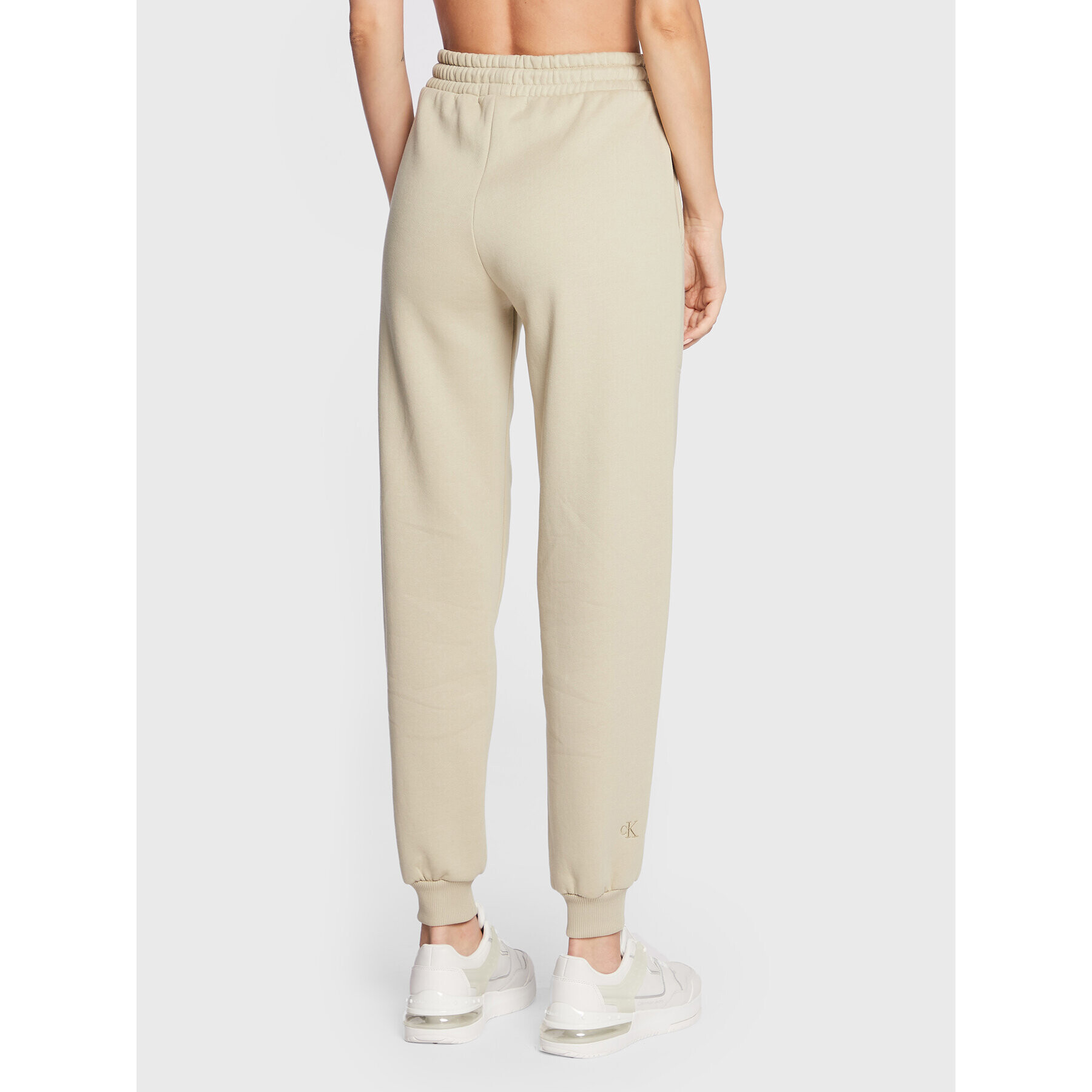 Calvin Klein Jeans Долнище анцуг J20J218971 Бежов Slim Fit - Pepit.bg